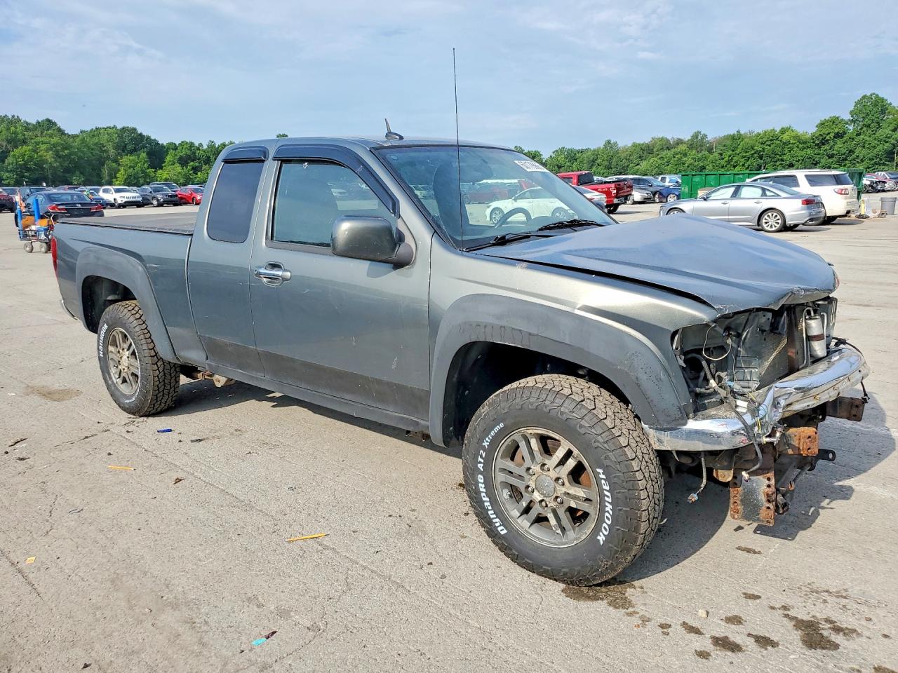 2010 Gmc Canyon Sle-2 Gray vin: 1GTKTDD93A8135234