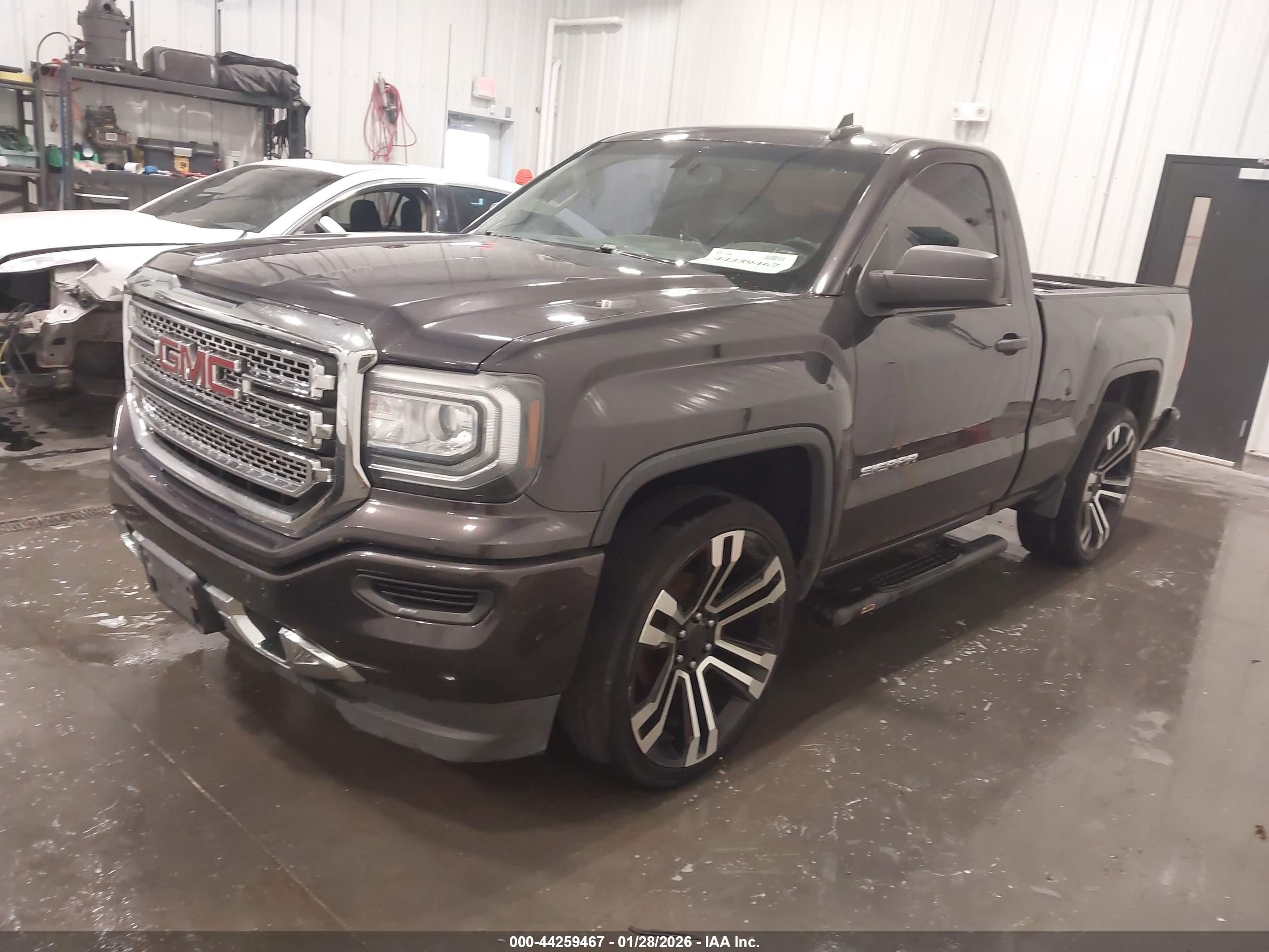2016 Gmc Sierra 1500 Gray vin: 1GTN1LEH6GZ287532