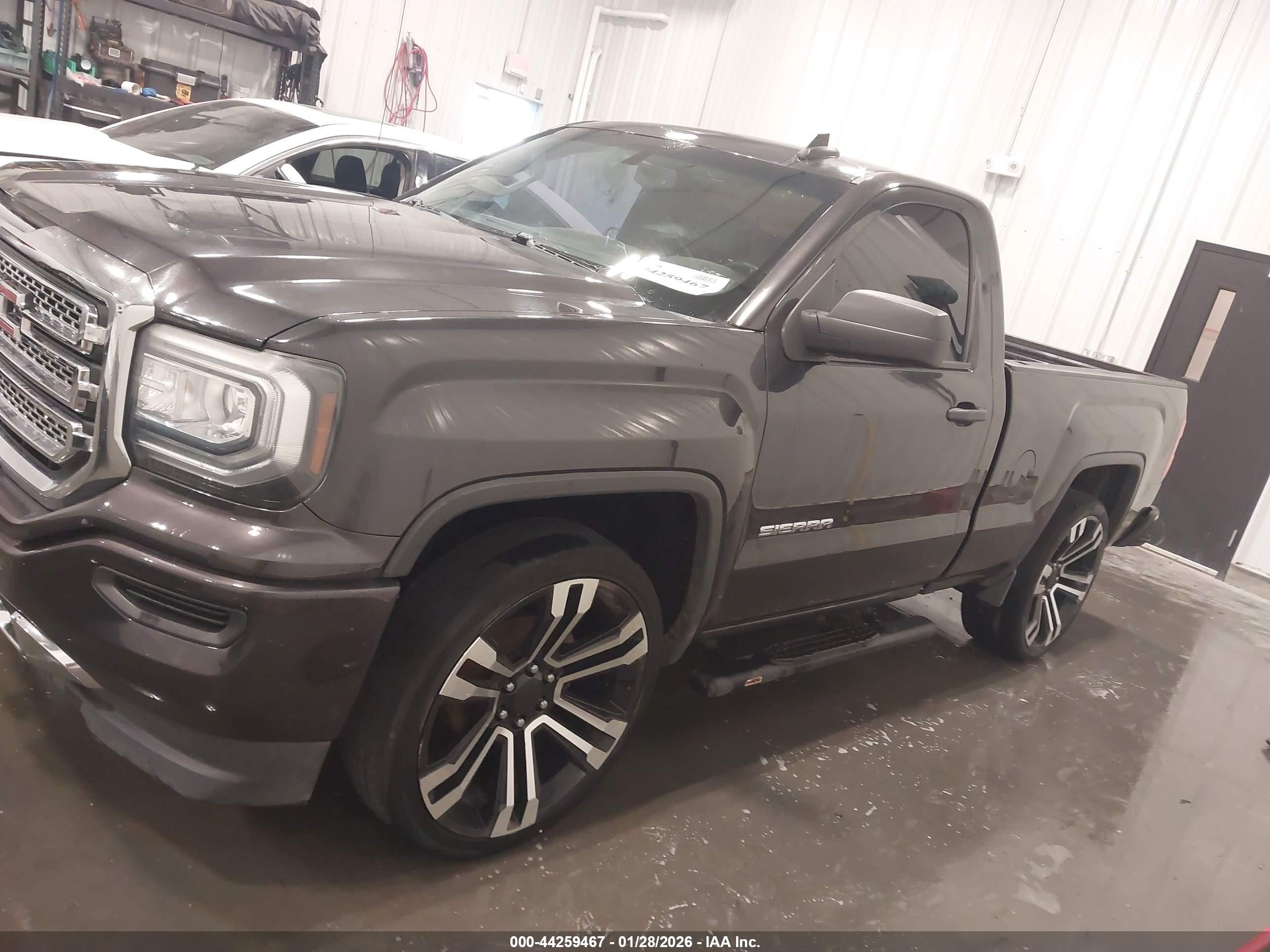 2016 Gmc Sierra 1500 Gray vin: 1GTN1LEH6GZ287532