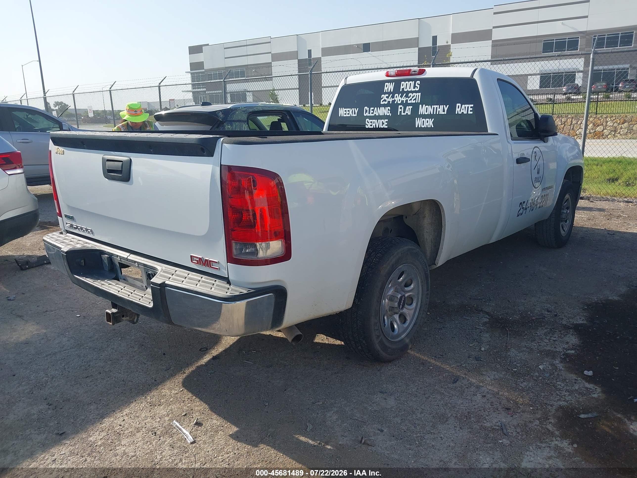 2012 Gmc Sierra 1500 Work Truck Белый vin: 1GTN1TEA2CZ250622