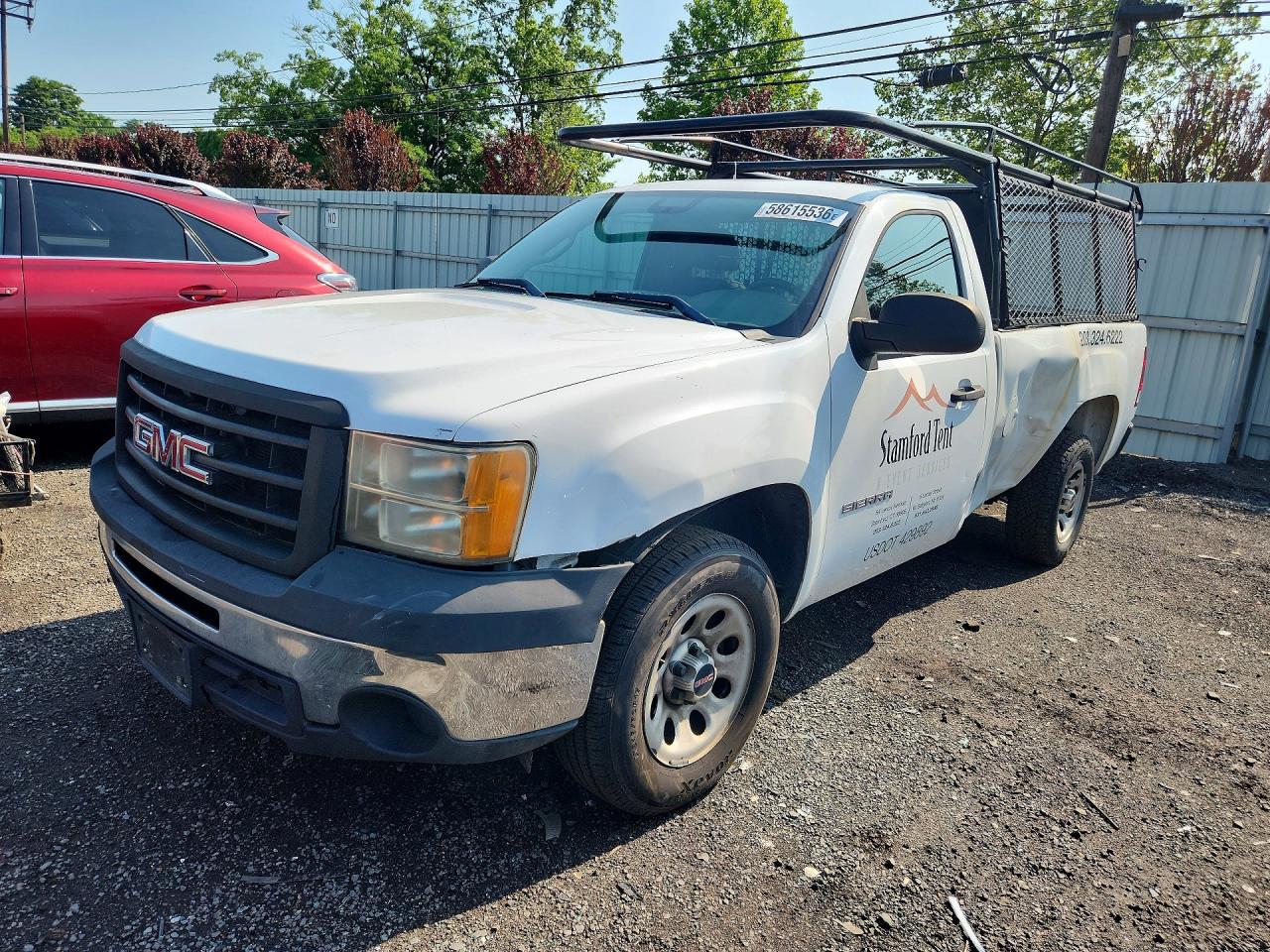2013 Gmc Sierra C1500 White vin: 1GTN1TEA2DZ342959