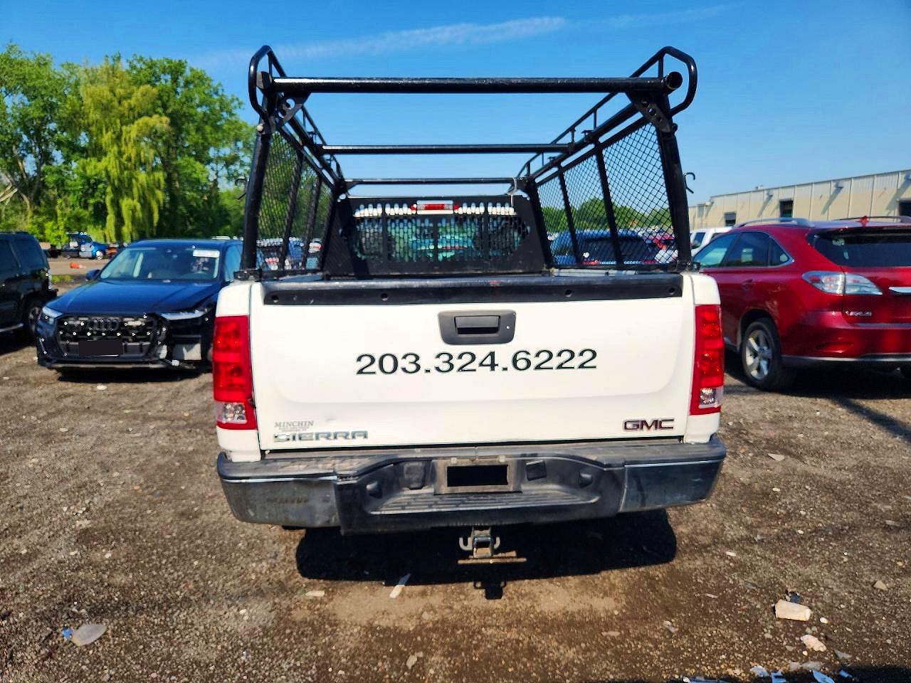2013 Gmc Sierra C1500 White vin: 1GTN1TEA2DZ342959