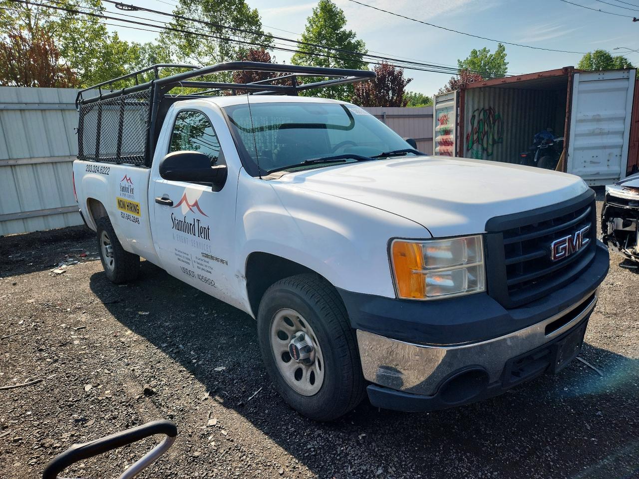 2013 Gmc Sierra C1500 White vin: 1GTN1TEA2DZ342959