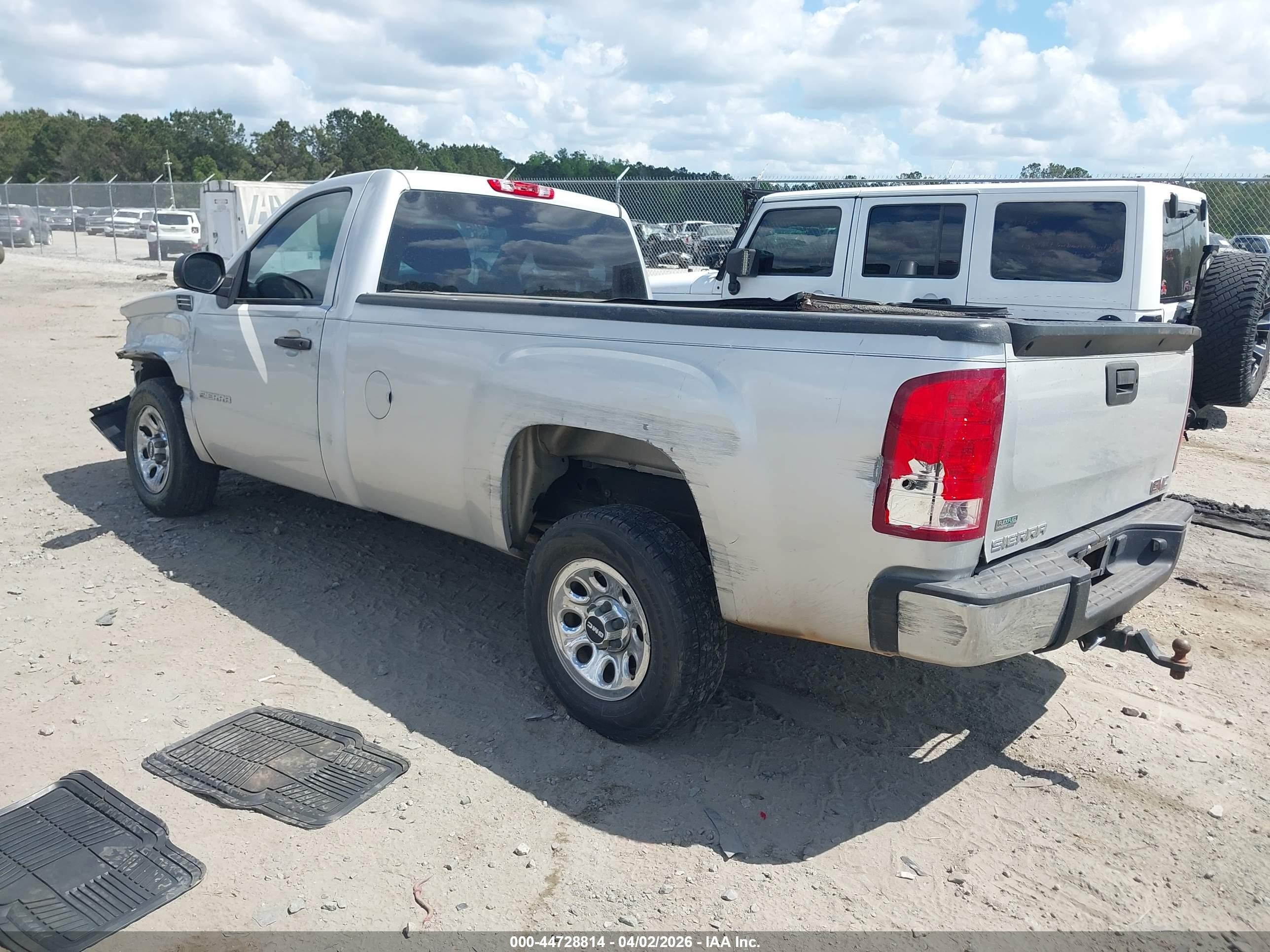 2011 Gmc Sierra 1500 Work Truck Silver vin: 1GTN1TEA6BZ364587