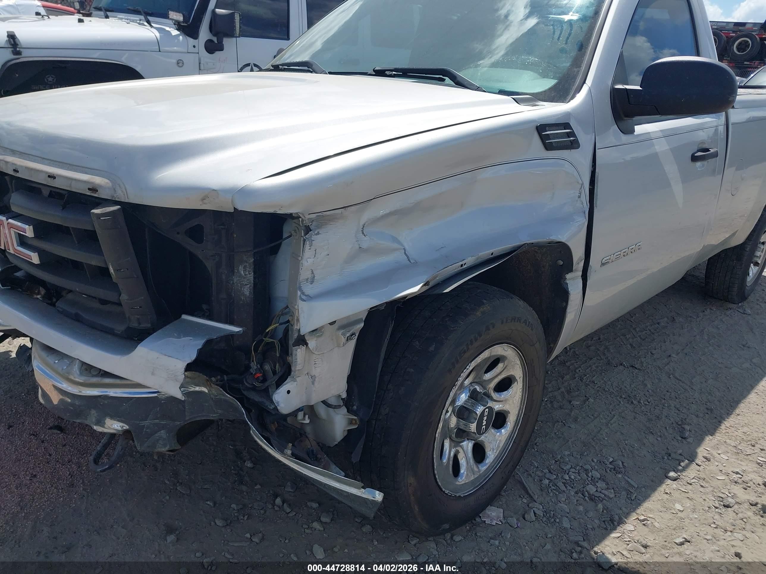 2011 Gmc Sierra 1500 Work Truck Silver vin: 1GTN1TEA6BZ364587