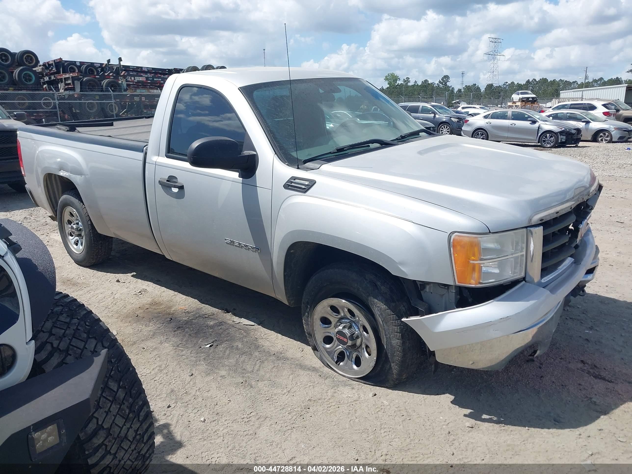 2011 Gmc Sierra 1500 Work Truck Silver vin: 1GTN1TEA6BZ364587