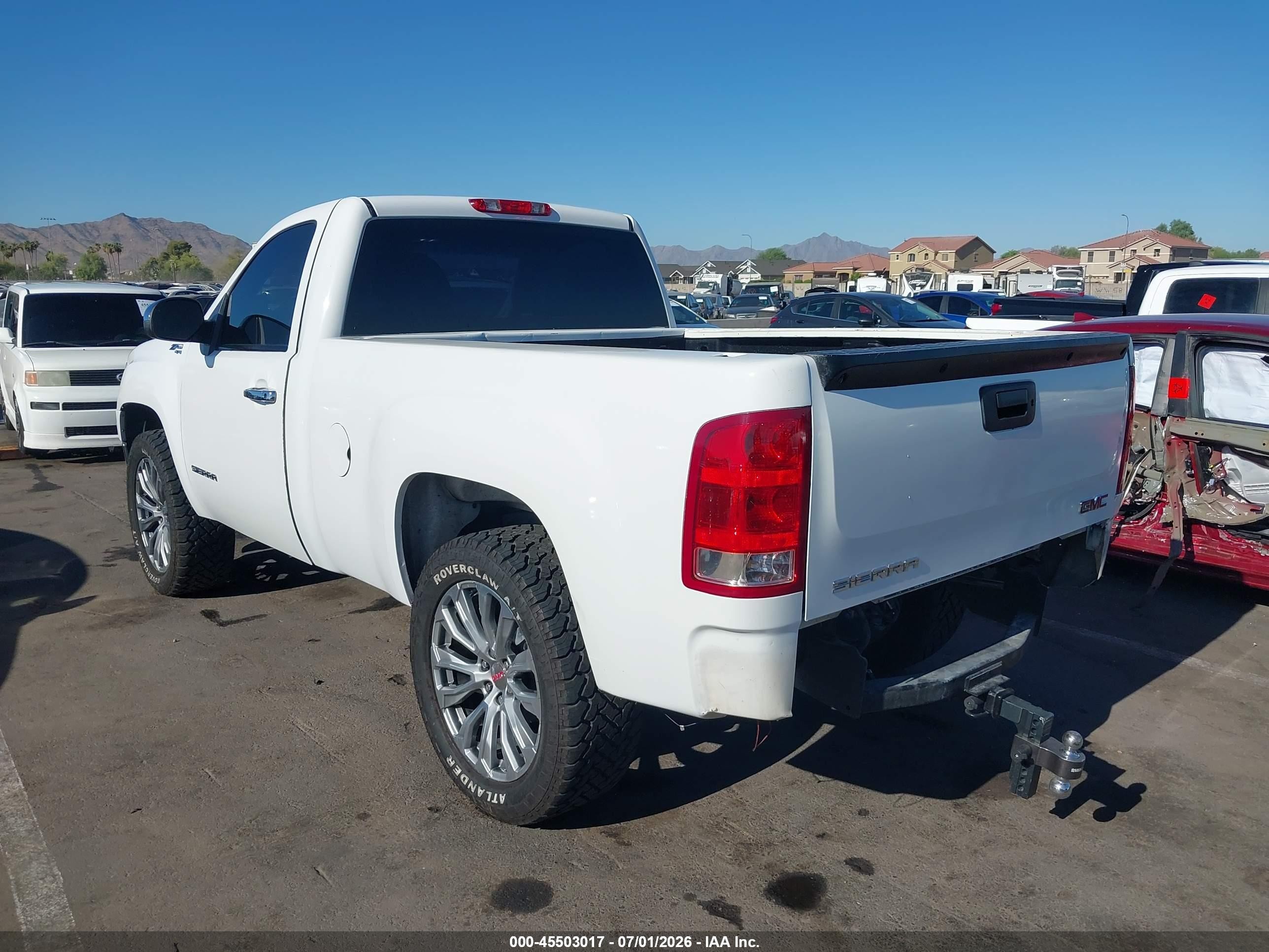 2013 Gmc Sierra 1500 Work Truck White vin: 1GTN1TEAXDZ382836