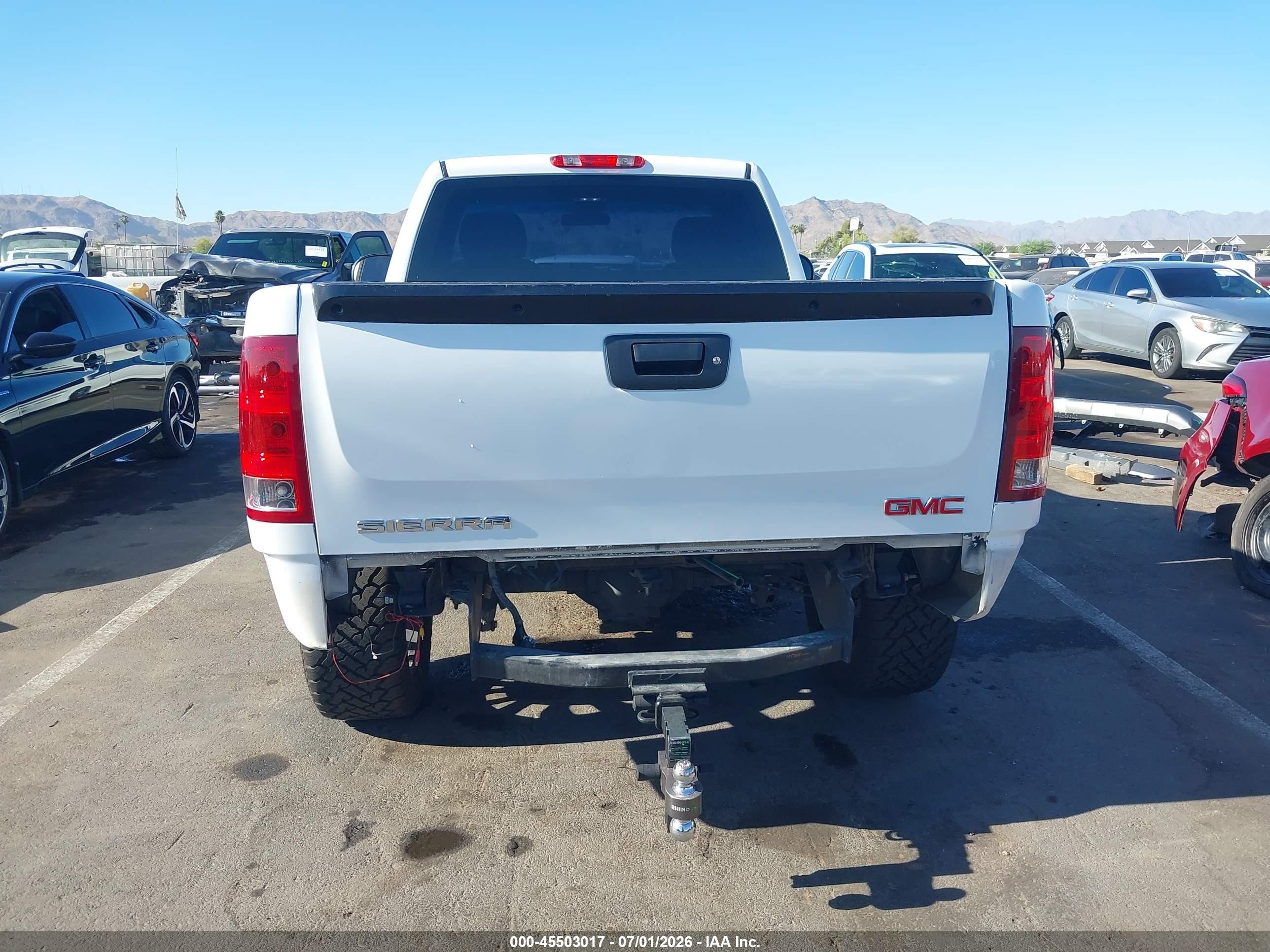 2013 Gmc Sierra 1500 Work Truck White vin: 1GTN1TEAXDZ382836