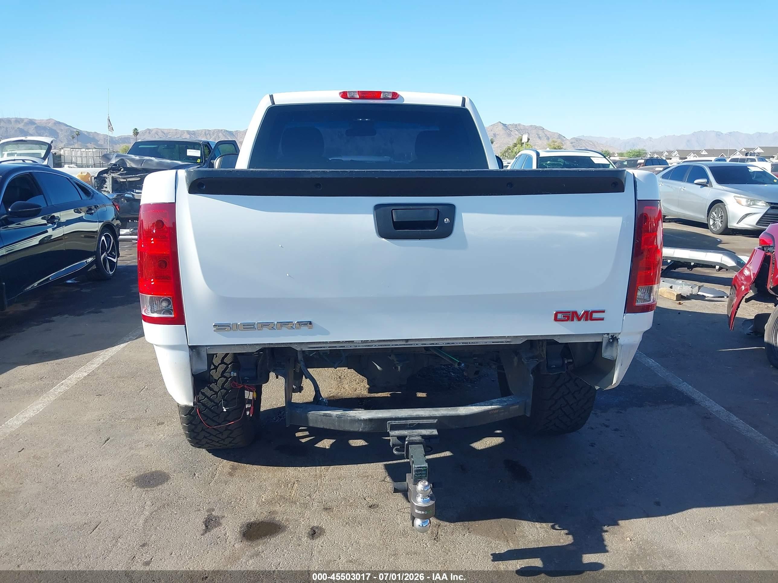 2013 Gmc Sierra 1500 Work Truck White vin: 1GTN1TEAXDZ382836