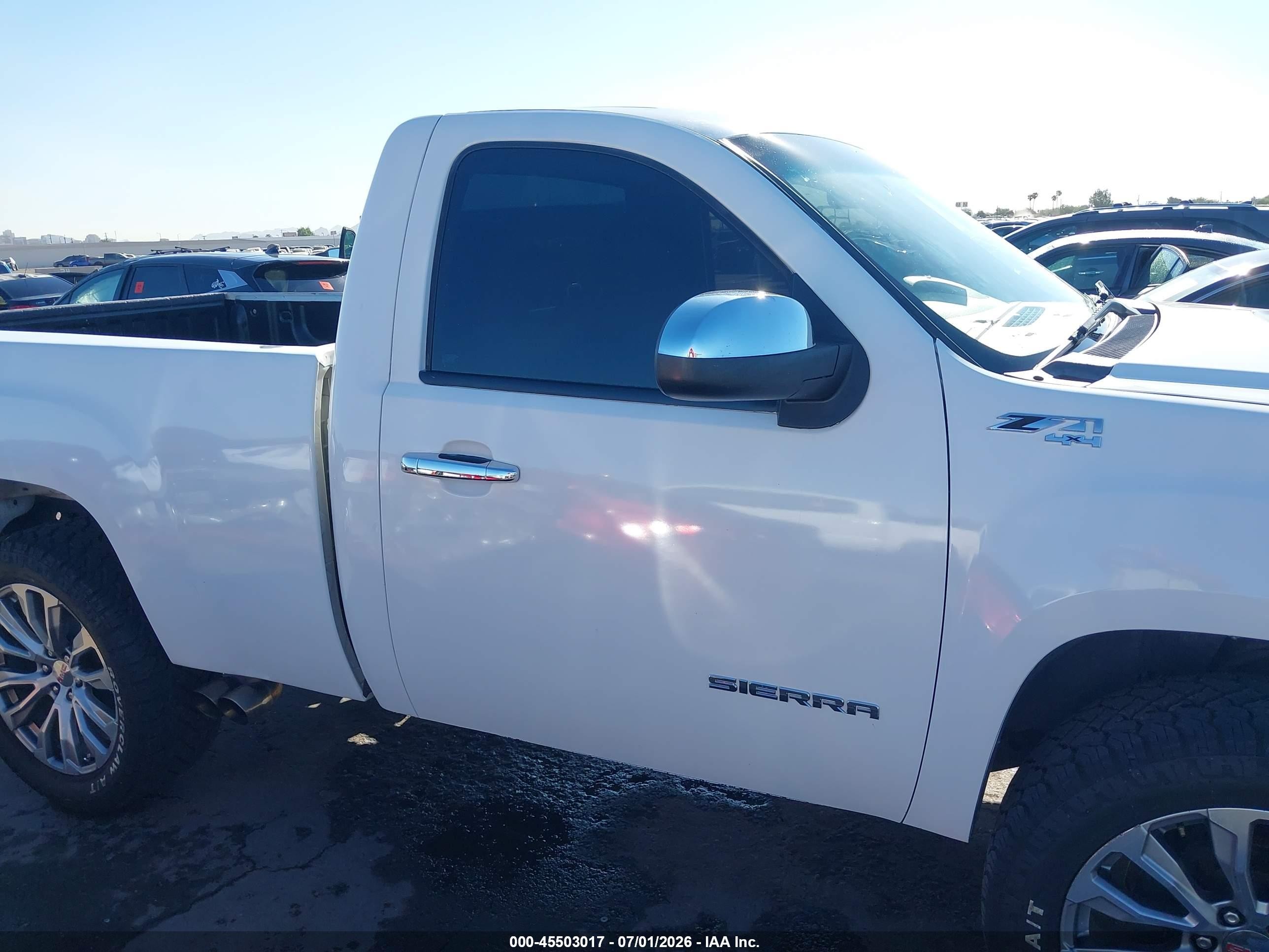 2013 Gmc Sierra 1500 Work Truck White vin: 1GTN1TEAXDZ382836