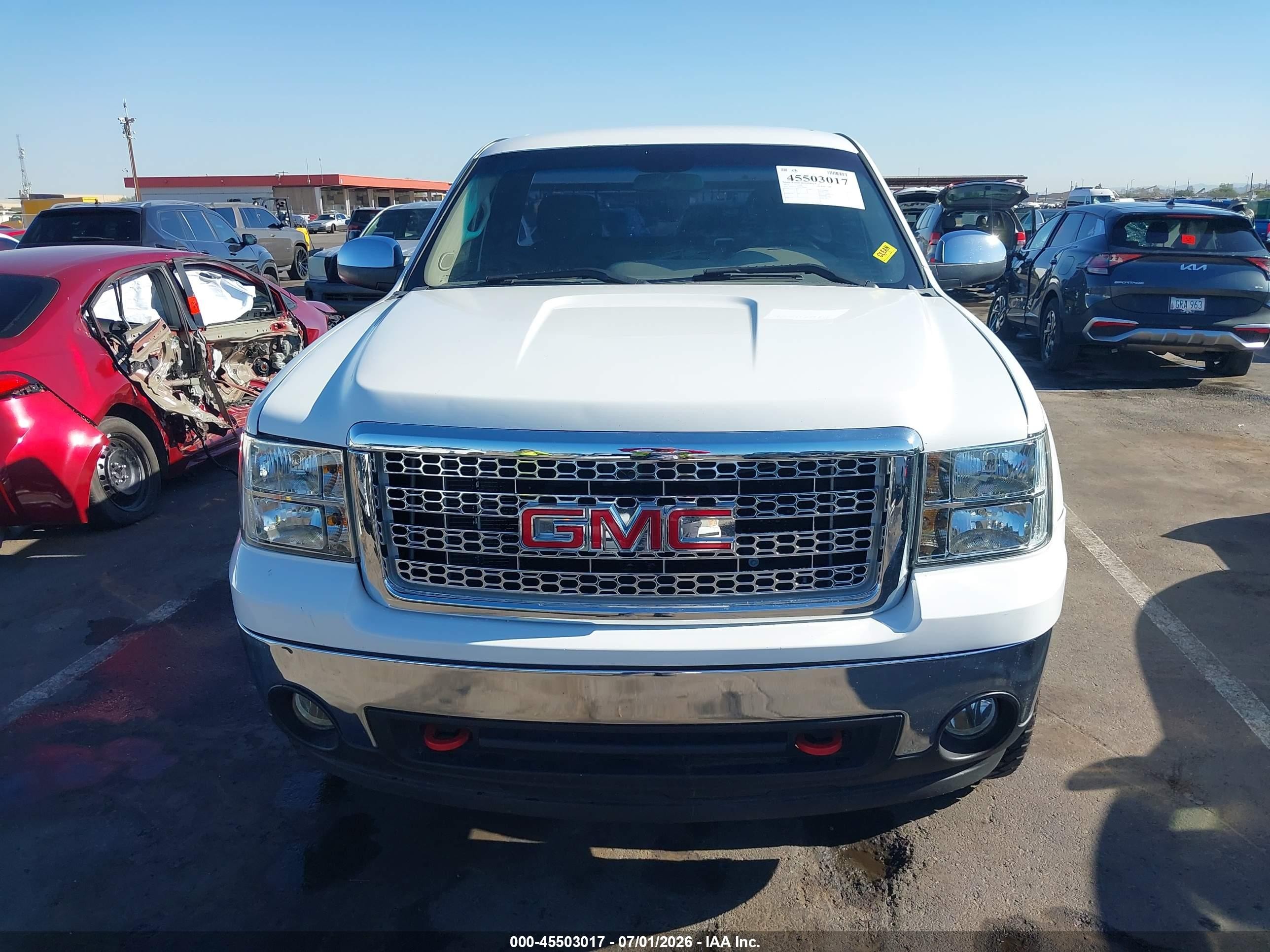 2013 Gmc Sierra 1500 Work Truck White vin: 1GTN1TEAXDZ382836