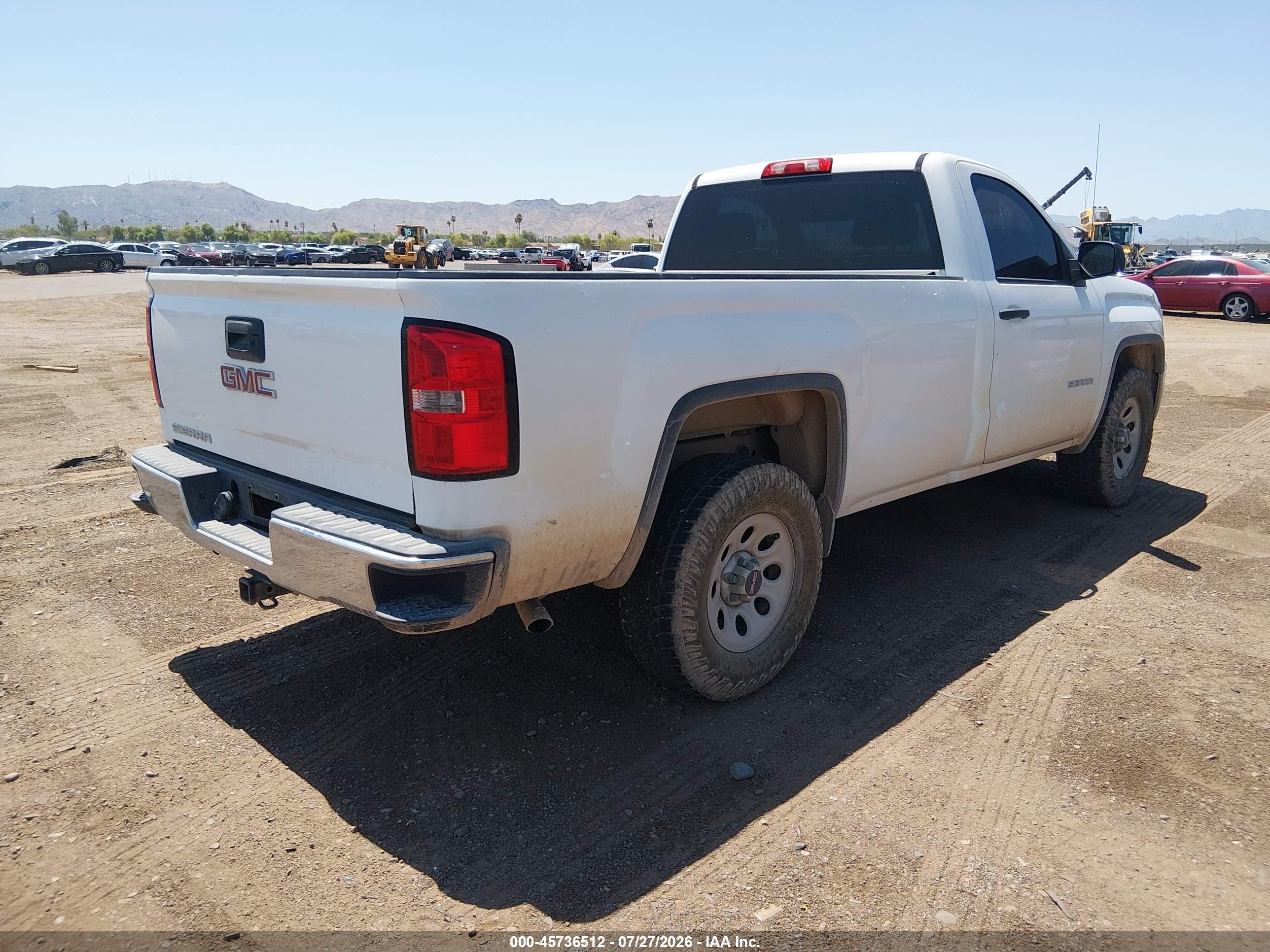 2015 Gmc Sierra 1500   Белый vin: 1GTN1TEC4FZ900038