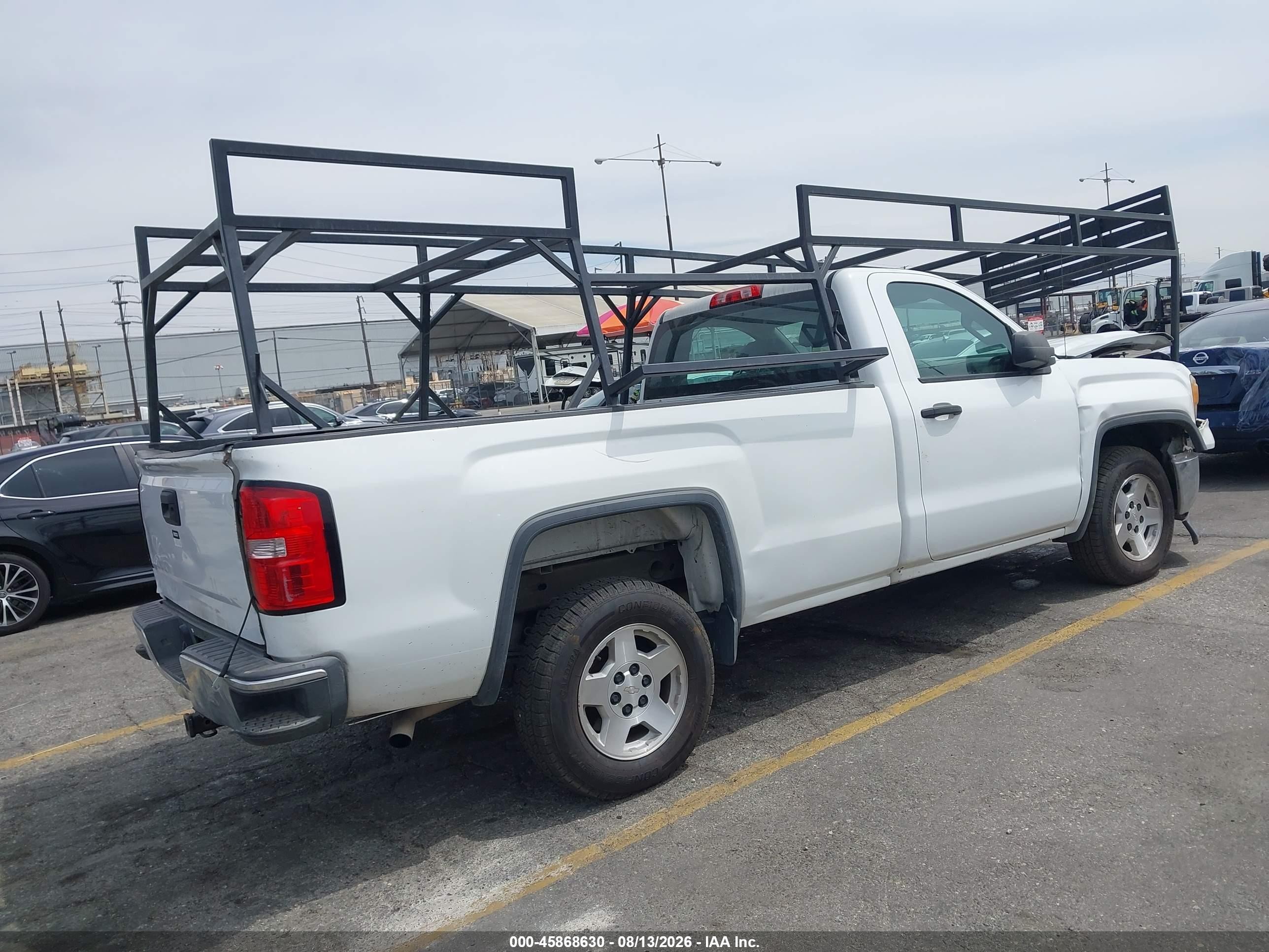 2015 Gmc Sierra 1500   White vin: 1GTN1TEC4FZ903165