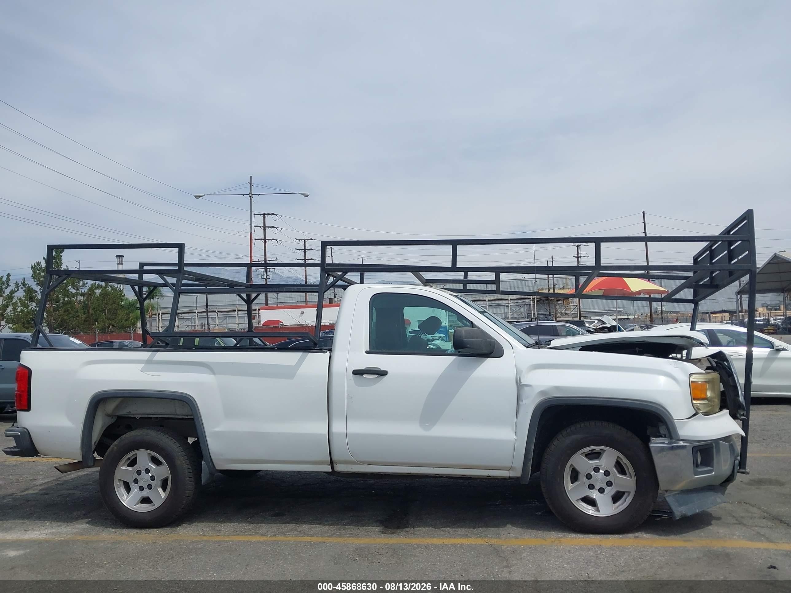 2015 Gmc Sierra 1500   White vin: 1GTN1TEC4FZ903165