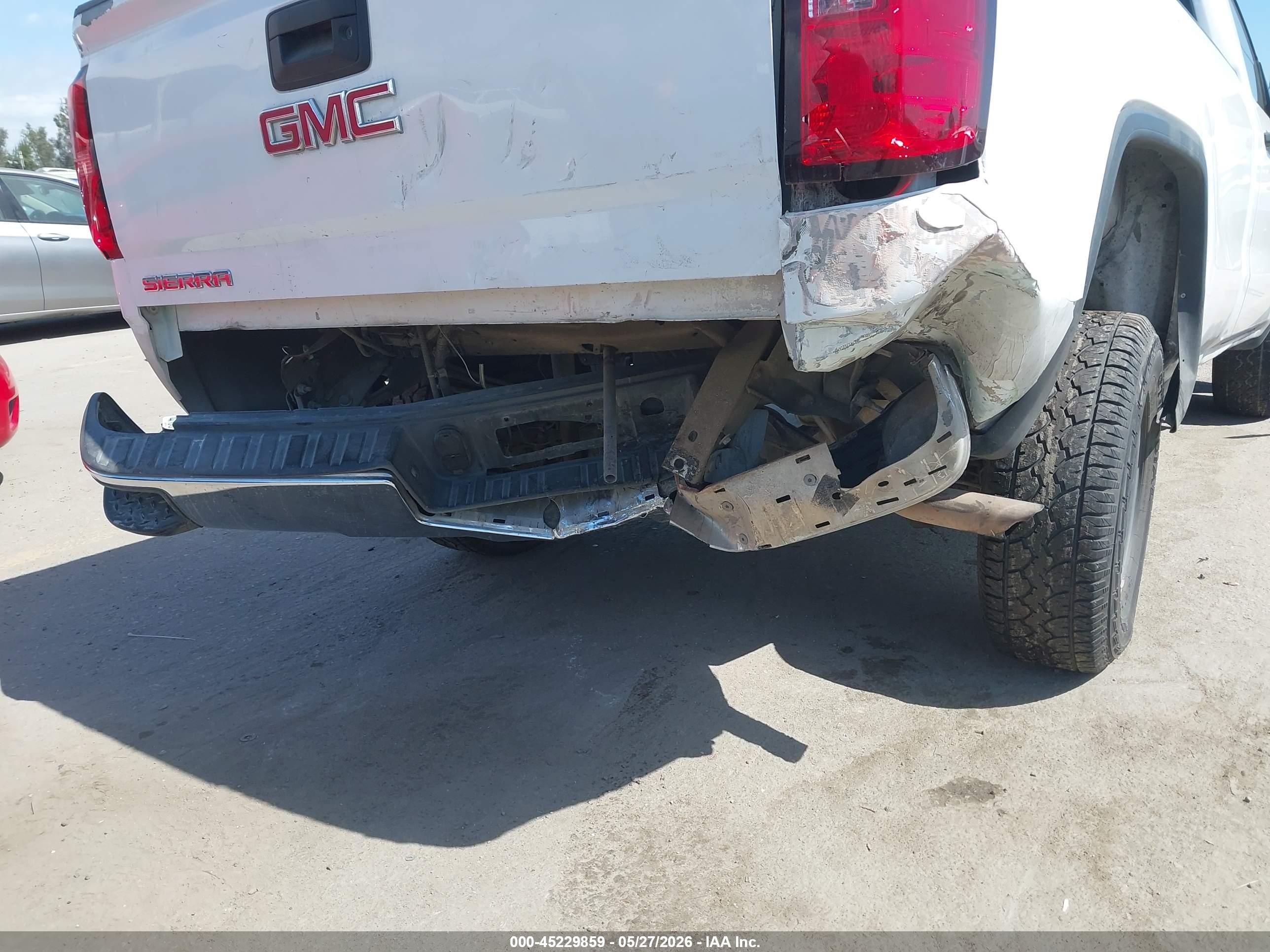 2015 Gmc Sierra 1500 White vin: 1GTN1TEC5FZ903577