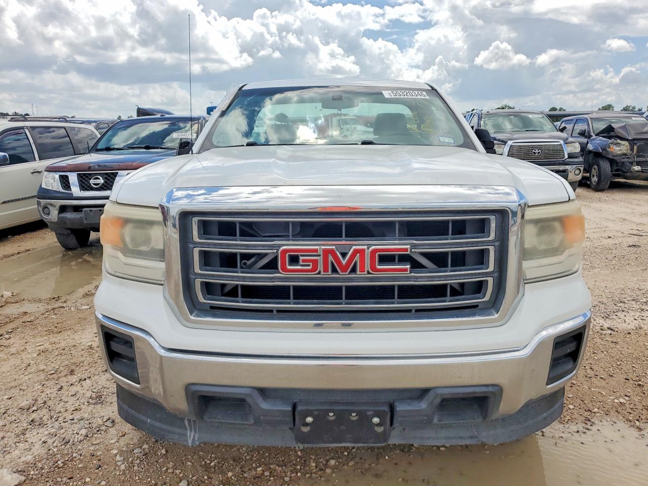 2015 Gmc Sierra White vin: 1GTN1TEC5FZ904146