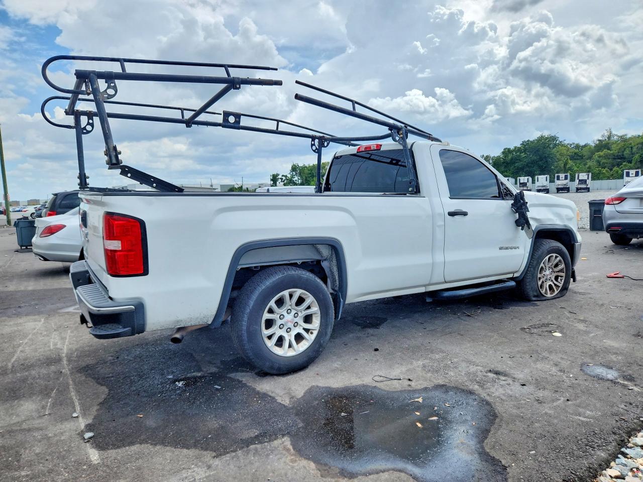 2015 Gmc Sierra C1500 White vin: 1GTN1TEC6FZ901434