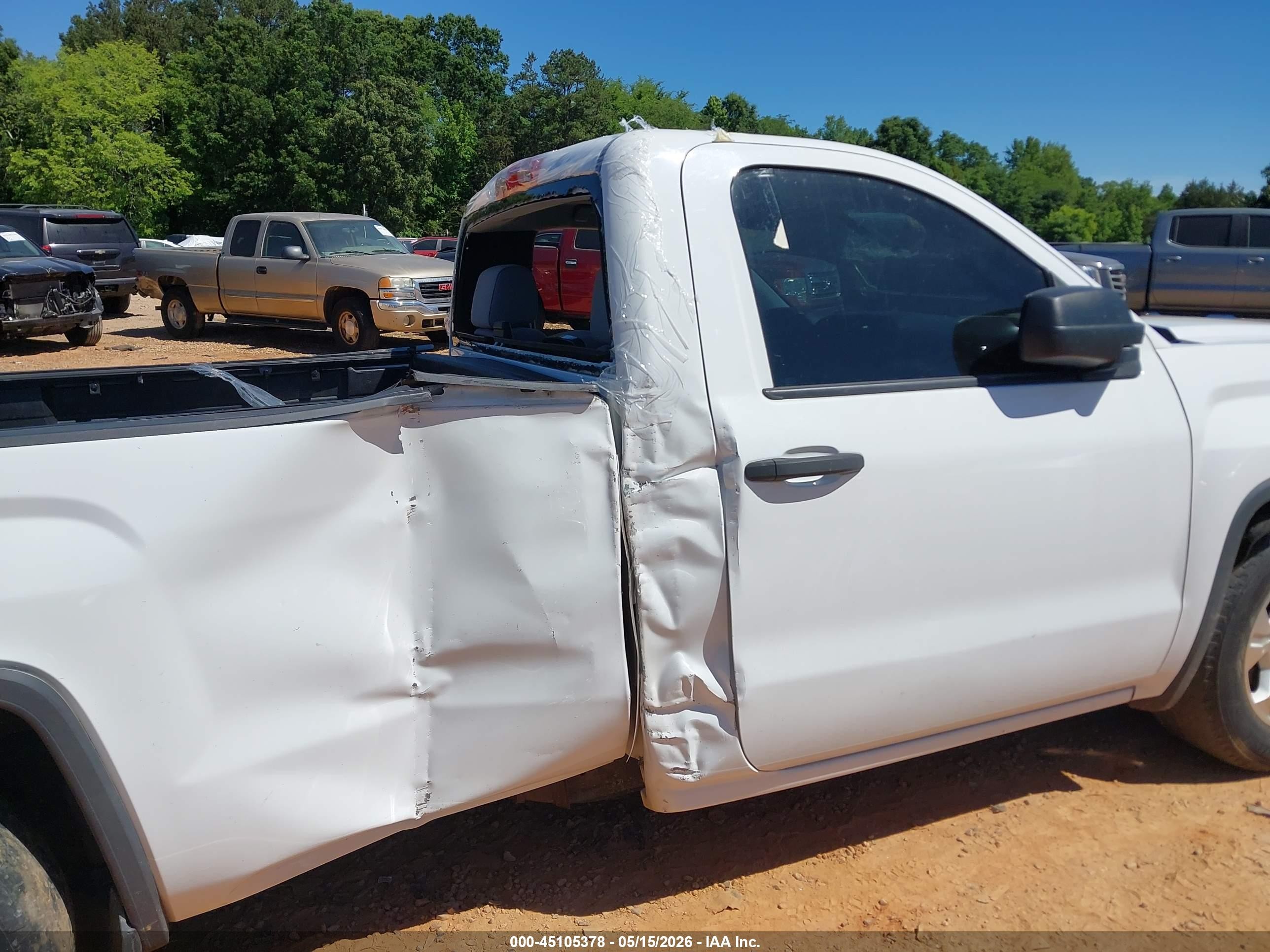 2015 Gmc Sierra 1500   White vin: 1GTN1TEC6FZ905077