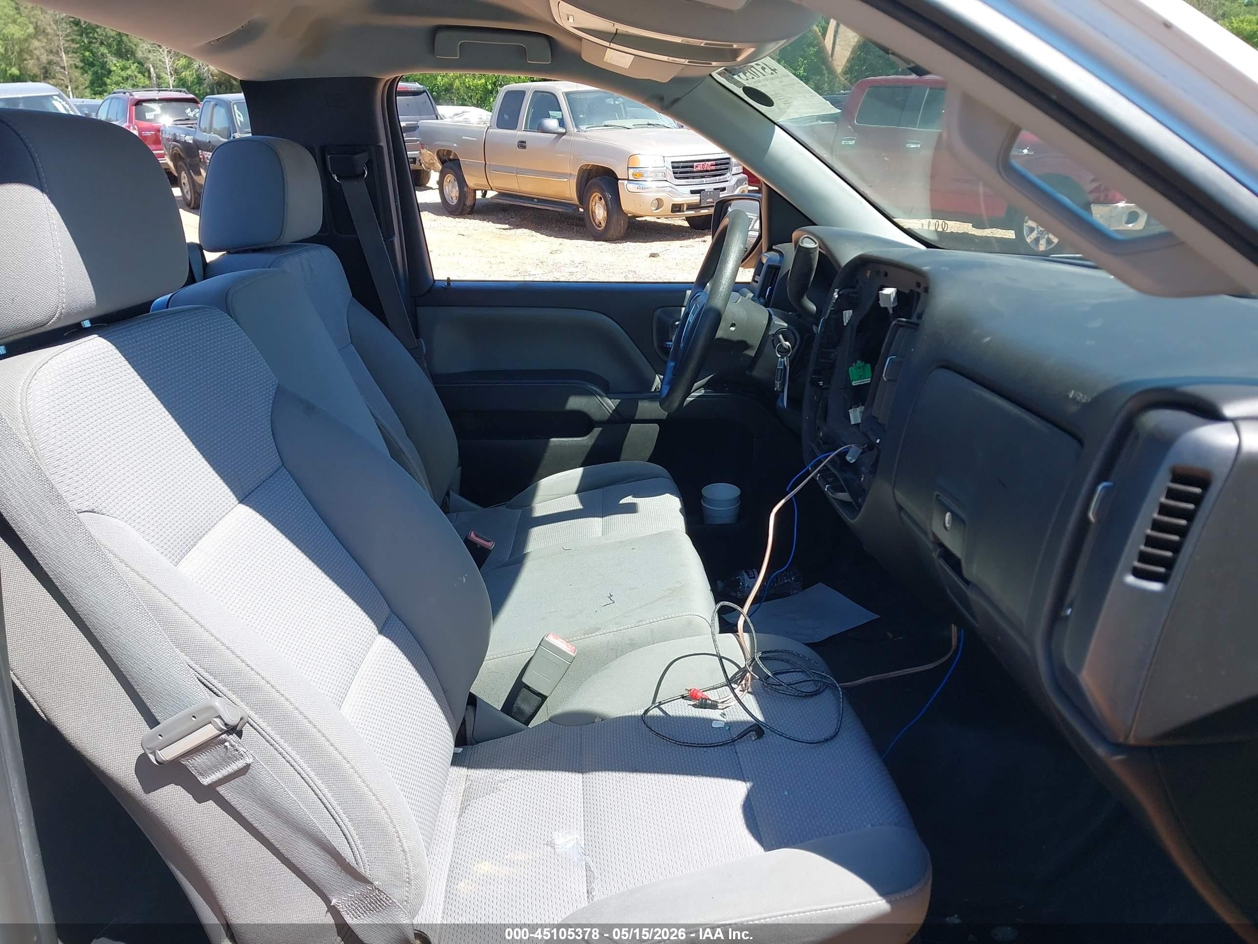 2015 Gmc Sierra 1500   White vin: 1GTN1TEC6FZ905077