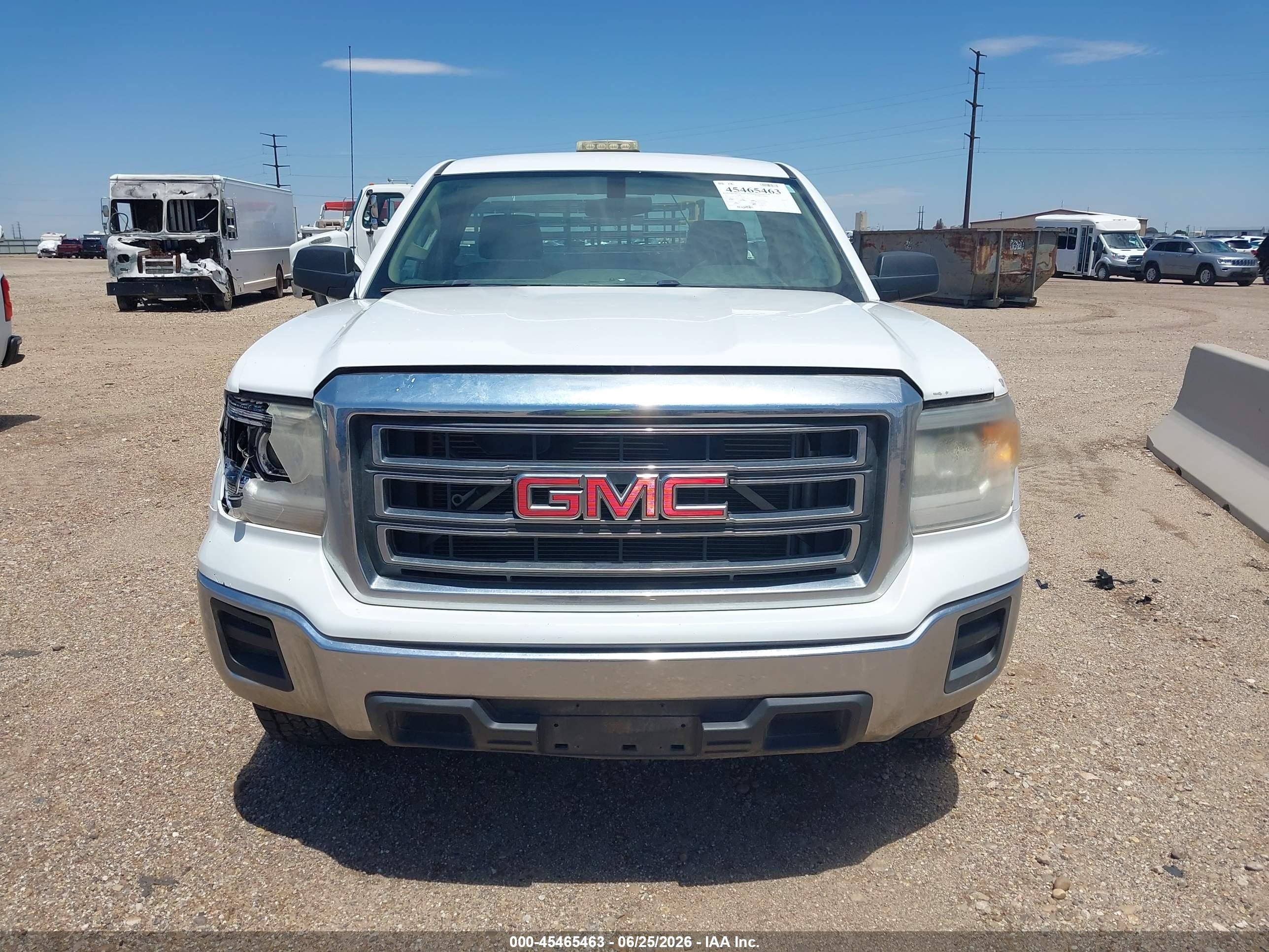 2015 Gmc Sierra 1500   White vin: 1GTN1TEC7FZ904567