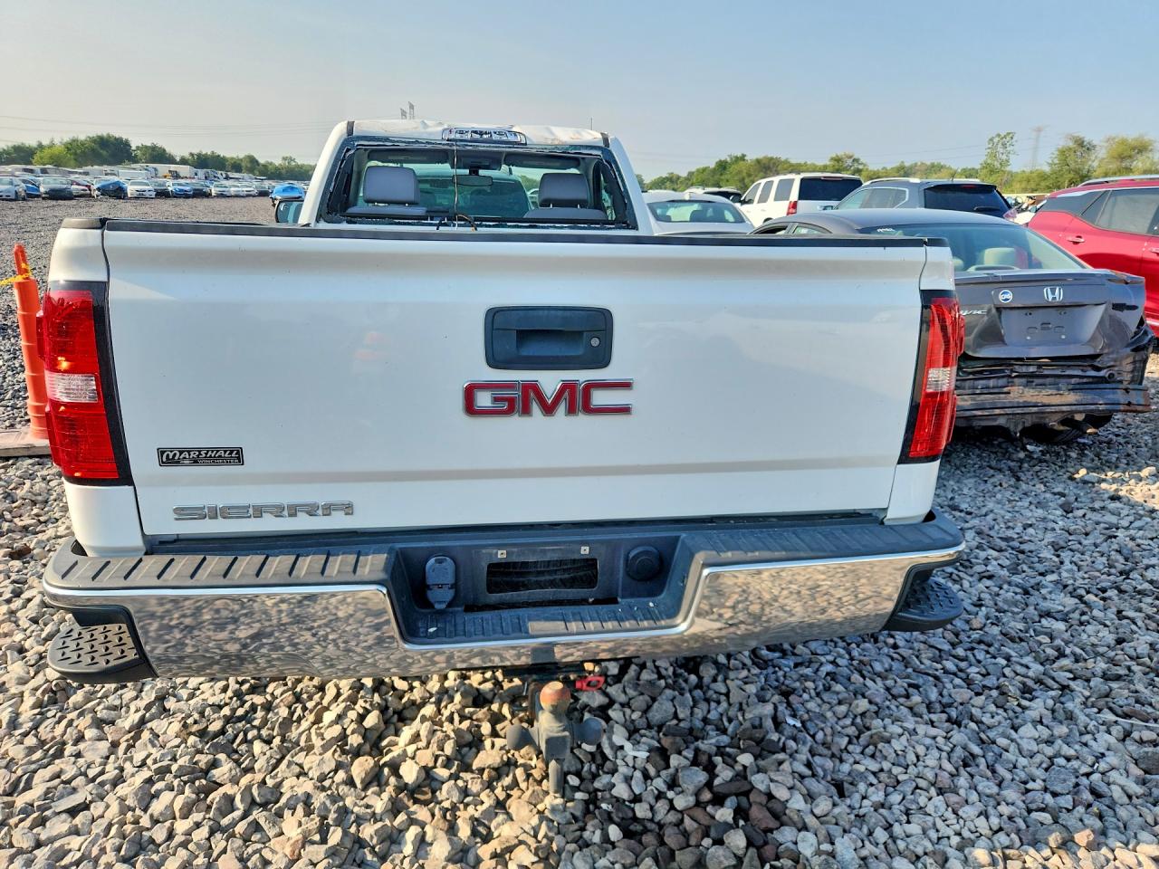 2015 Gmc Sierra C1500 White vin: 1GTN1TEC7FZ904911
