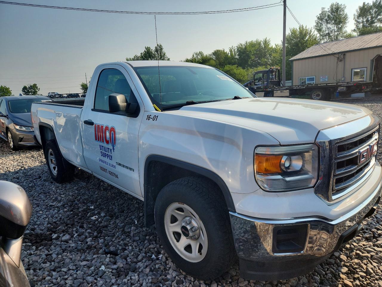 2015 Gmc Sierra C1500 White vin: 1GTN1TEC7FZ904911