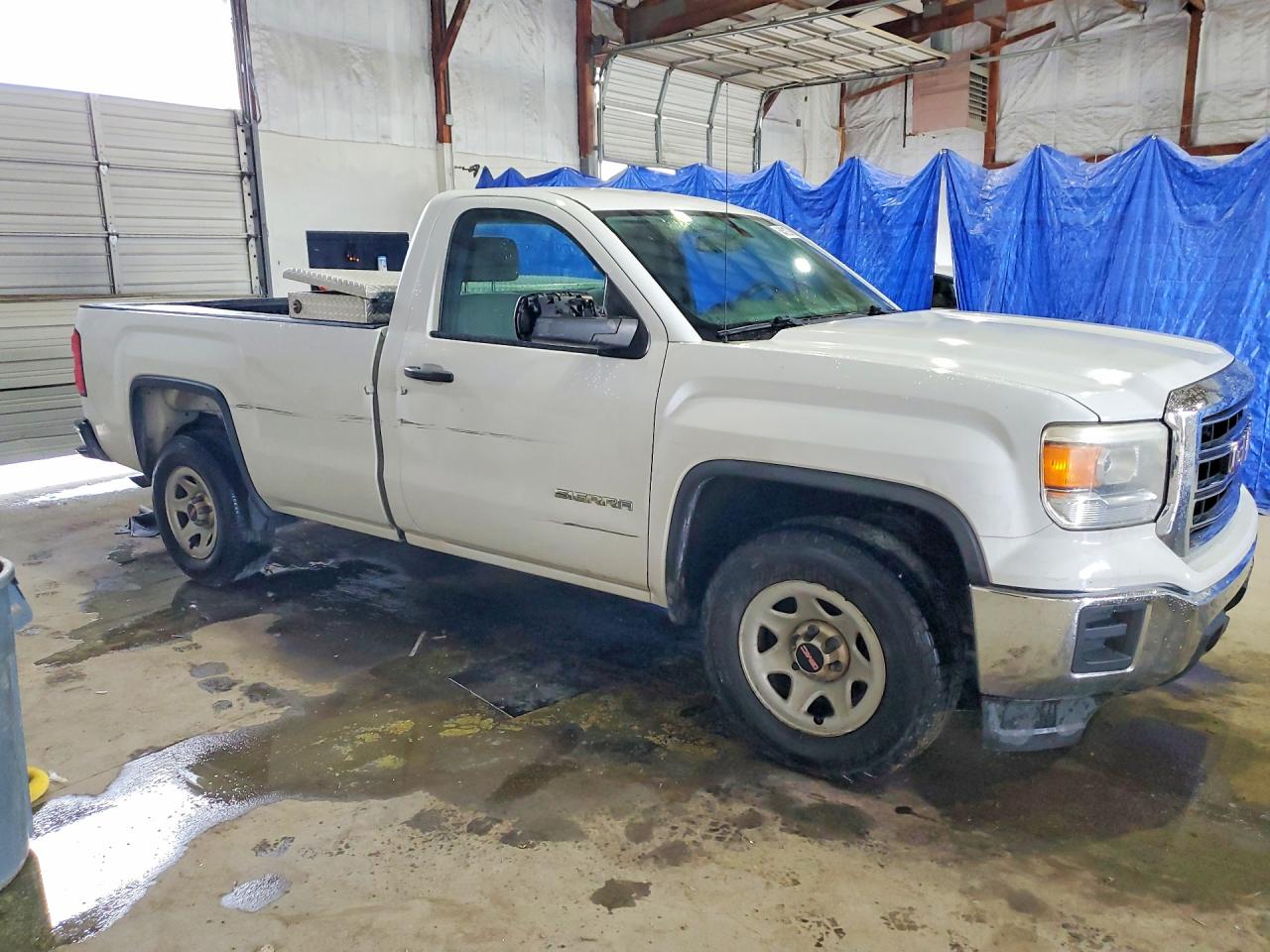 2015 Gmc Sierra C1500 White vin: 1GTN1TECXFZ904403