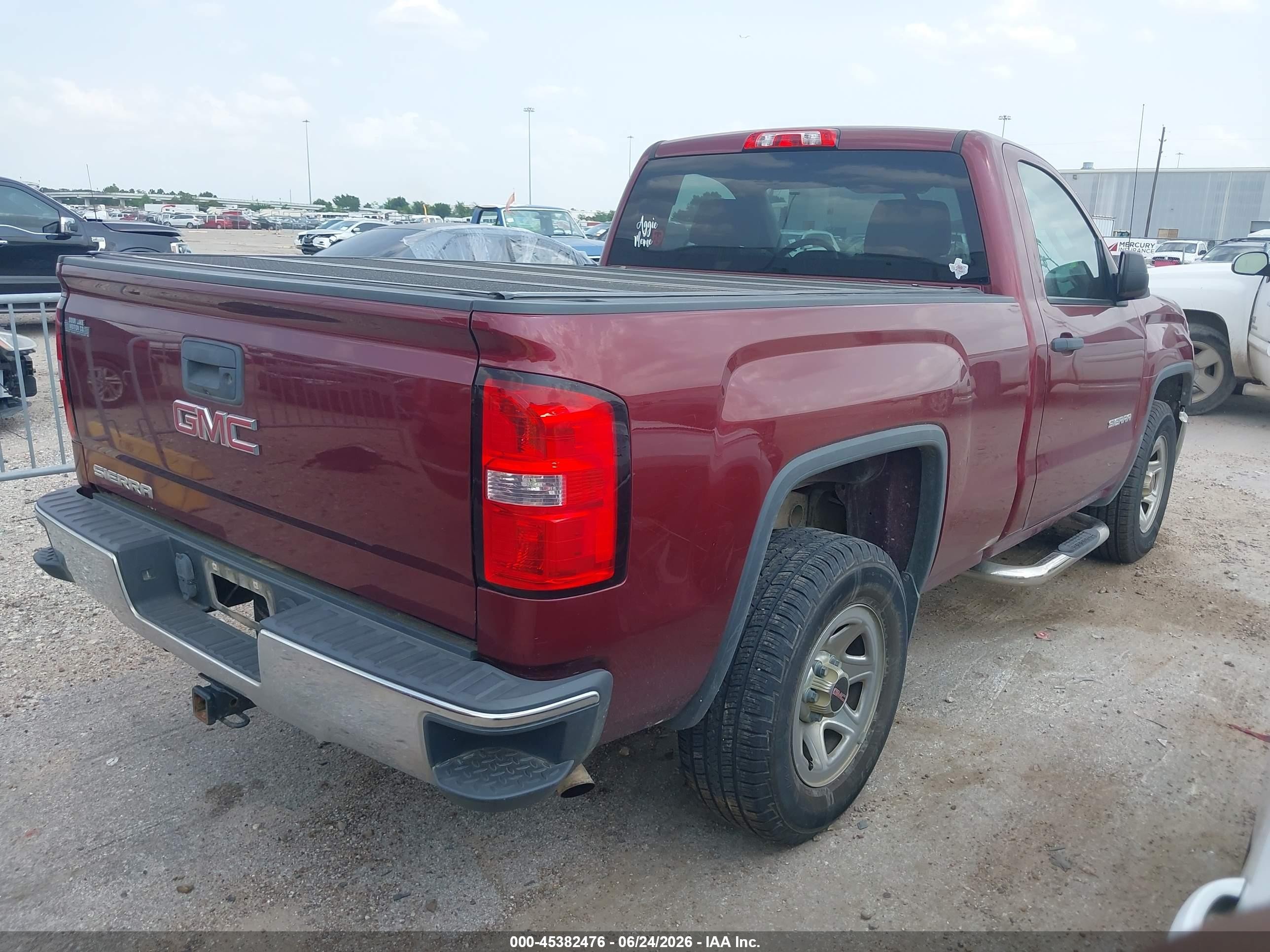 2015 Gmc Sierra 1500   Red vin: 1GTN1TEH2FZ147072