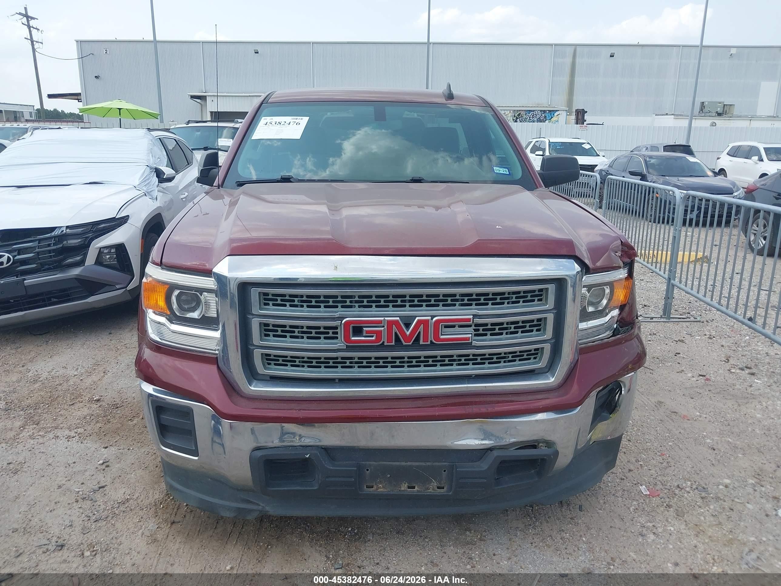 2015 Gmc Sierra 1500   Red vin: 1GTN1TEH2FZ147072