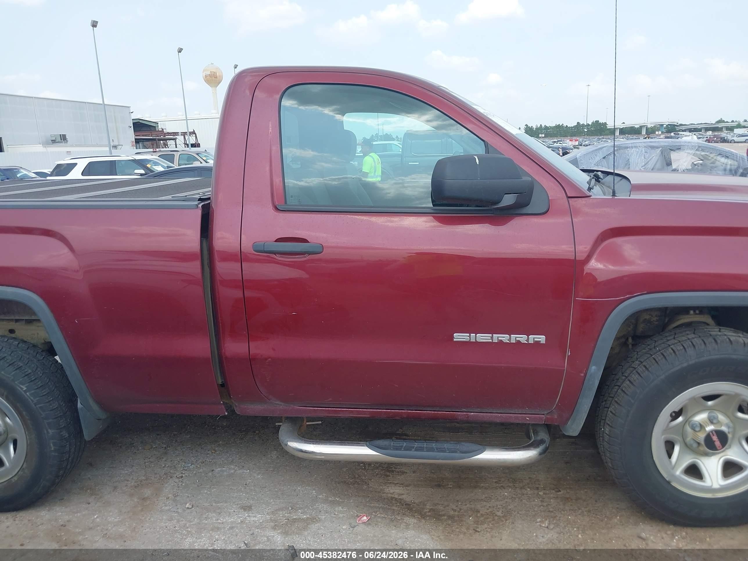 2015 Gmc Sierra 1500   Red vin: 1GTN1TEH2FZ147072