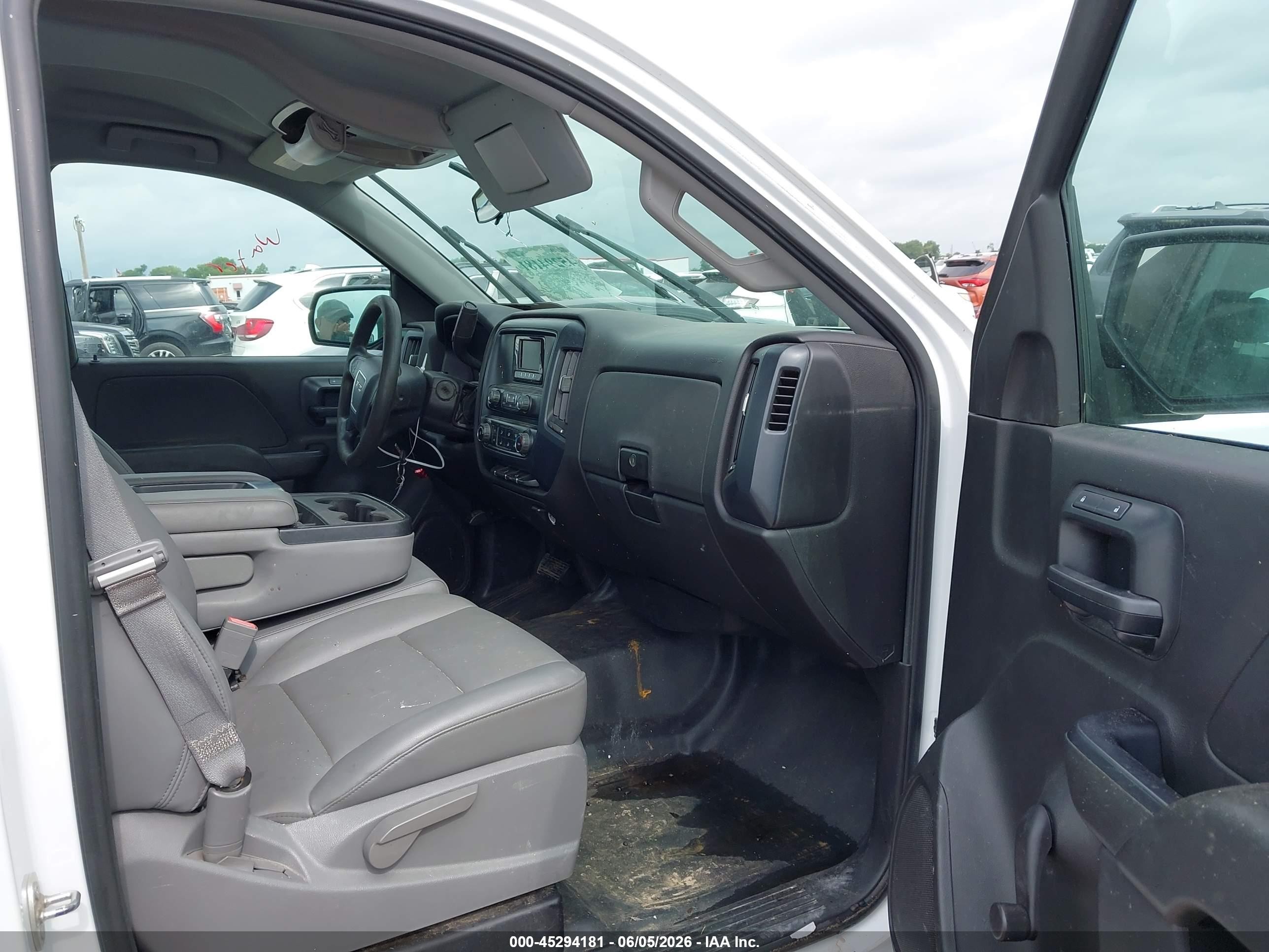 2015 Gmc Sierra 1500   White vin: 1GTN1TEH4FZ280562