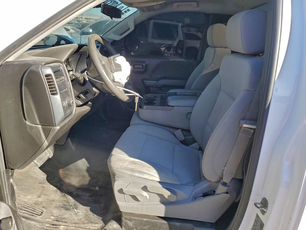 2014 Gmc Sierra C1500 White vin: 1GTN1TEHXEZ258421
