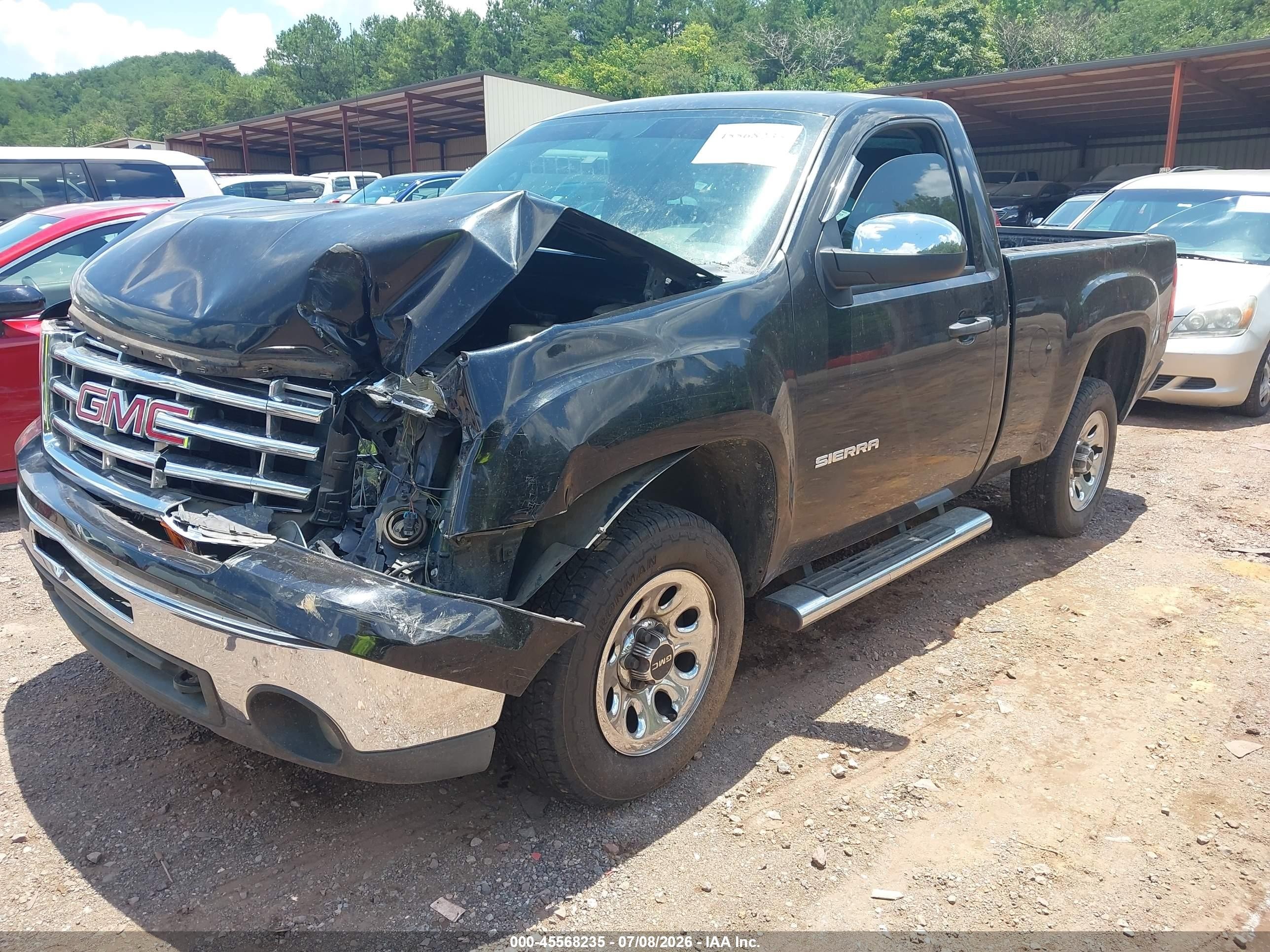 2011 Gmc Sierra 1500 Work Truck Черный vin: 1GTN1TEX1BZ308139