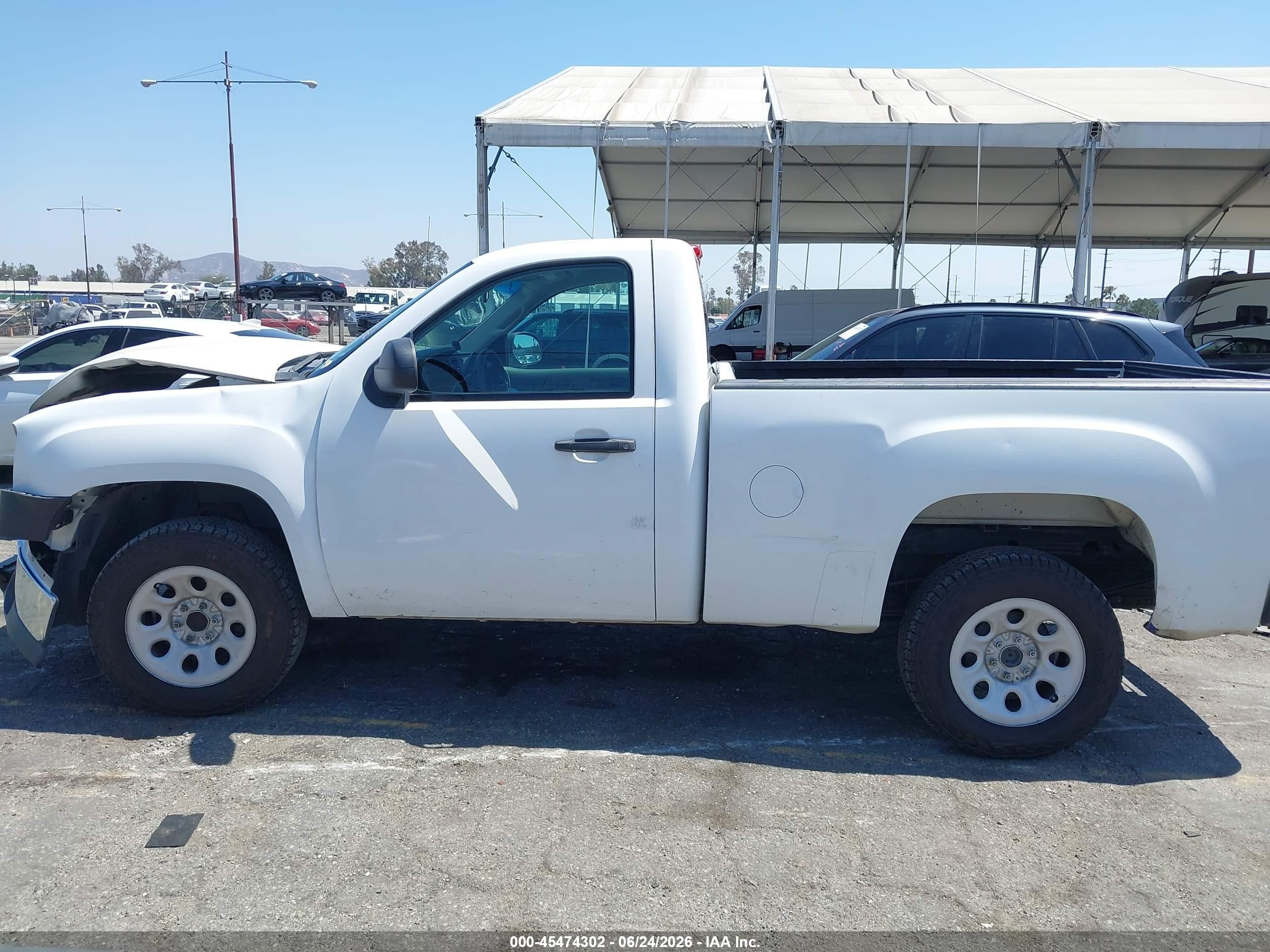 2012 Gmc Sierra 1500 Work Truck White vin: 1GTN1TEX1CZ169146
