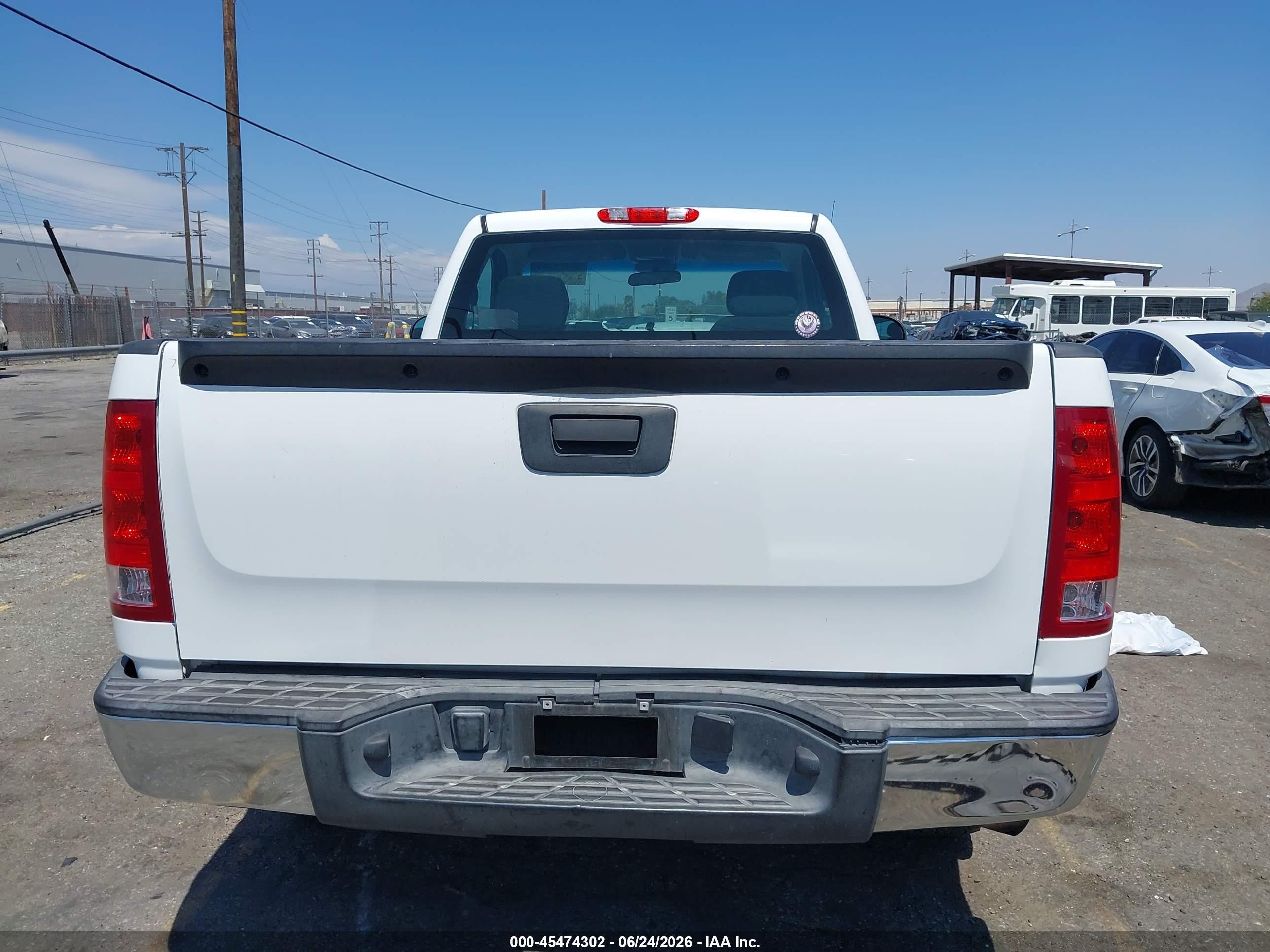 2012 Gmc Sierra 1500 Work Truck White vin: 1GTN1TEX1CZ169146