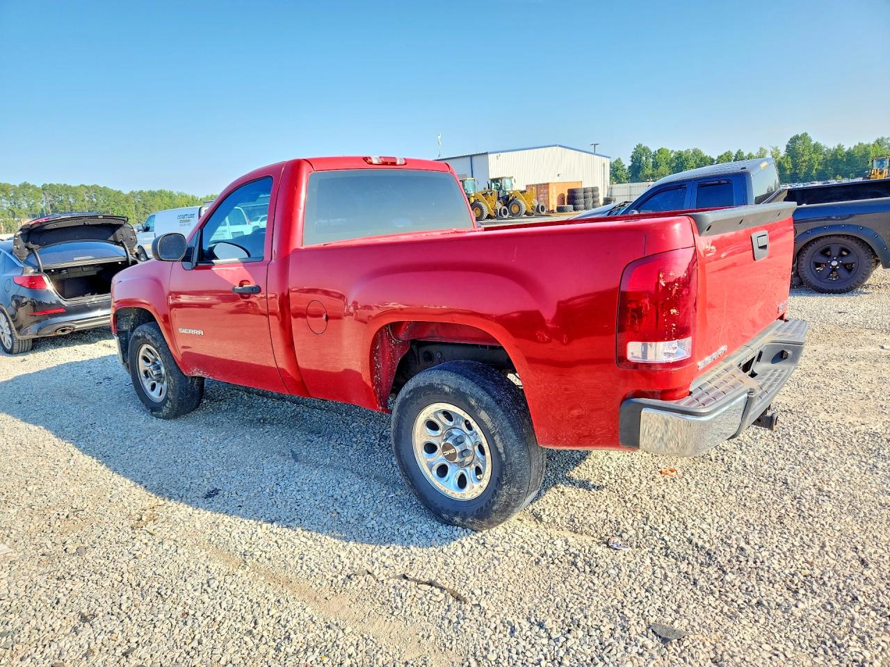 2013 Gmc Sierra C1500 Red vin: 1GTN1TEX1DZ335960