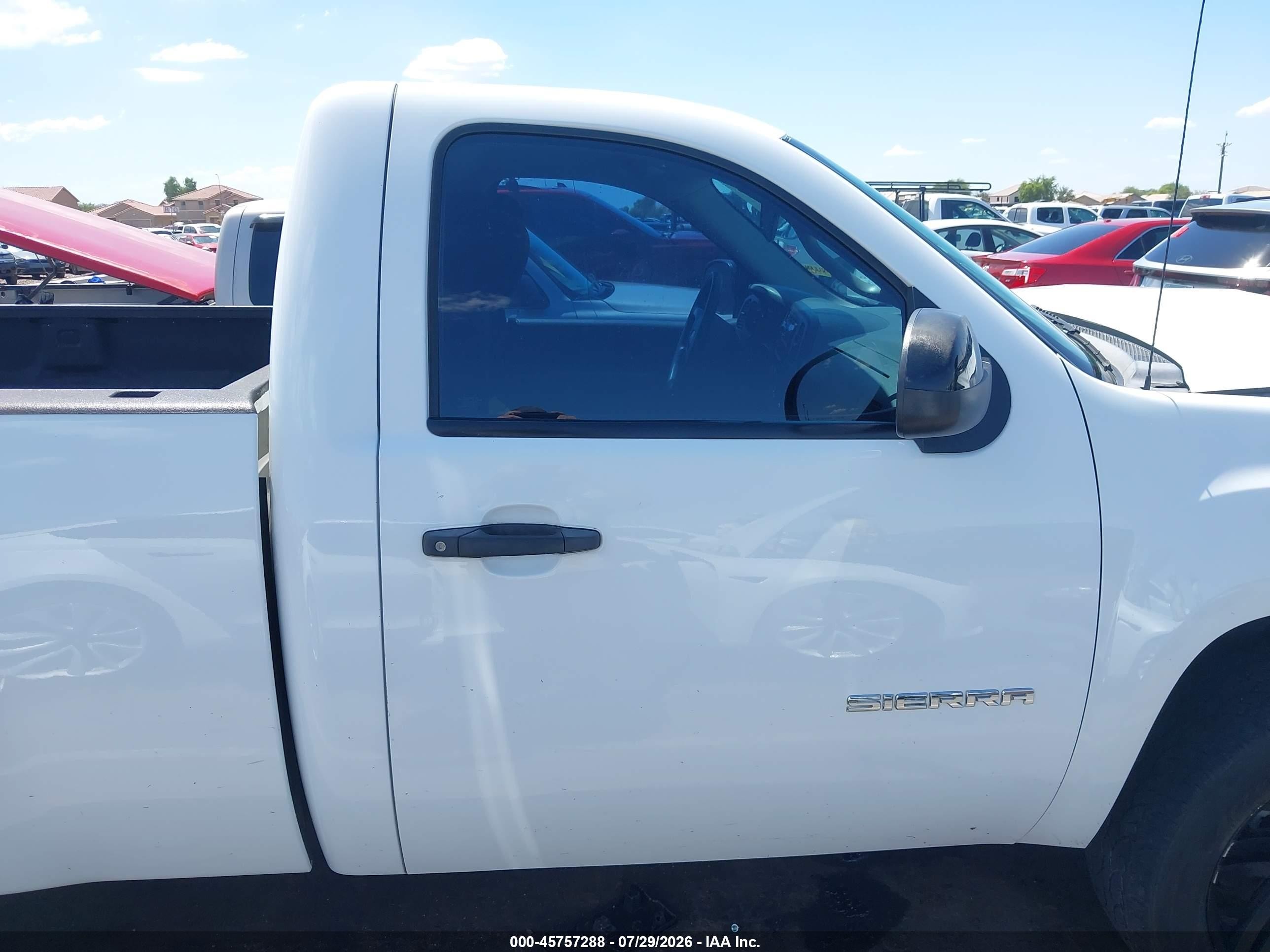 2012 Gmc Sierra 1500 Work Truck White vin: 1GTN1TEX2CZ145762