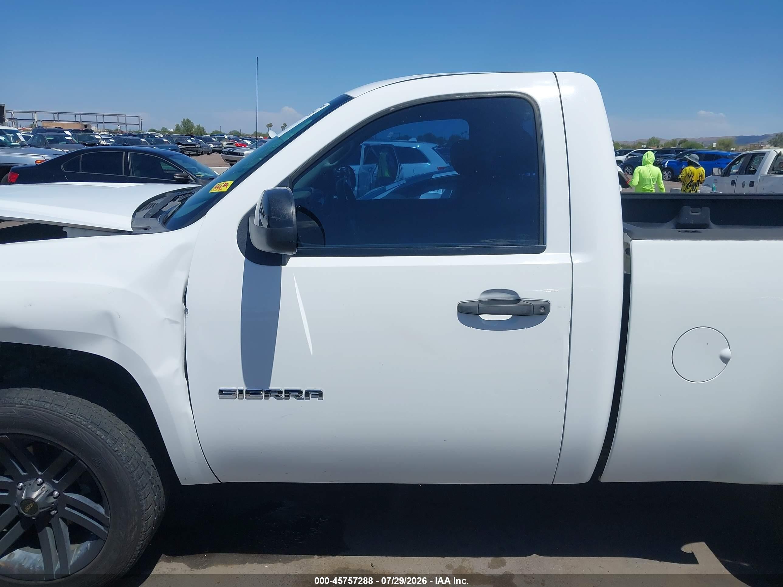 2012 Gmc Sierra 1500 Work Truck White vin: 1GTN1TEX2CZ145762