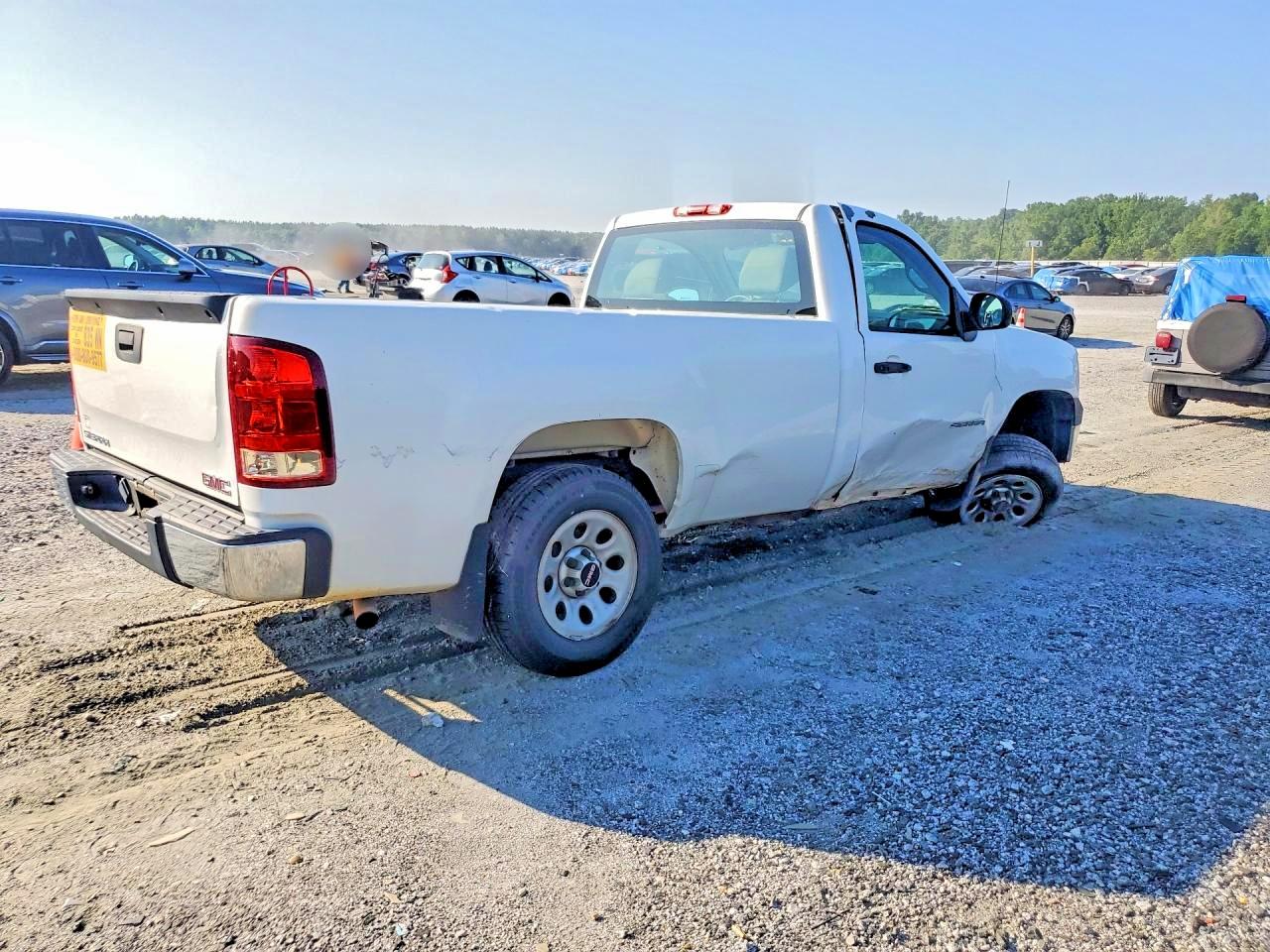 2011 Gmc Sierra C1500 White vin: 1GTN1TEX4BZ201182