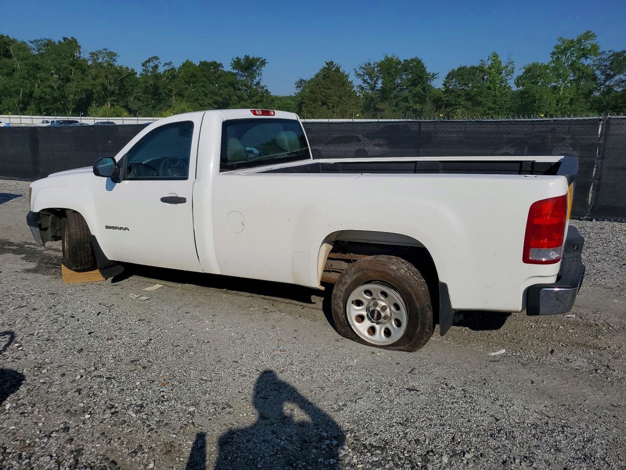 2011 Gmc Sierra C1500 White vin: 1GTN1TEX4BZ201182