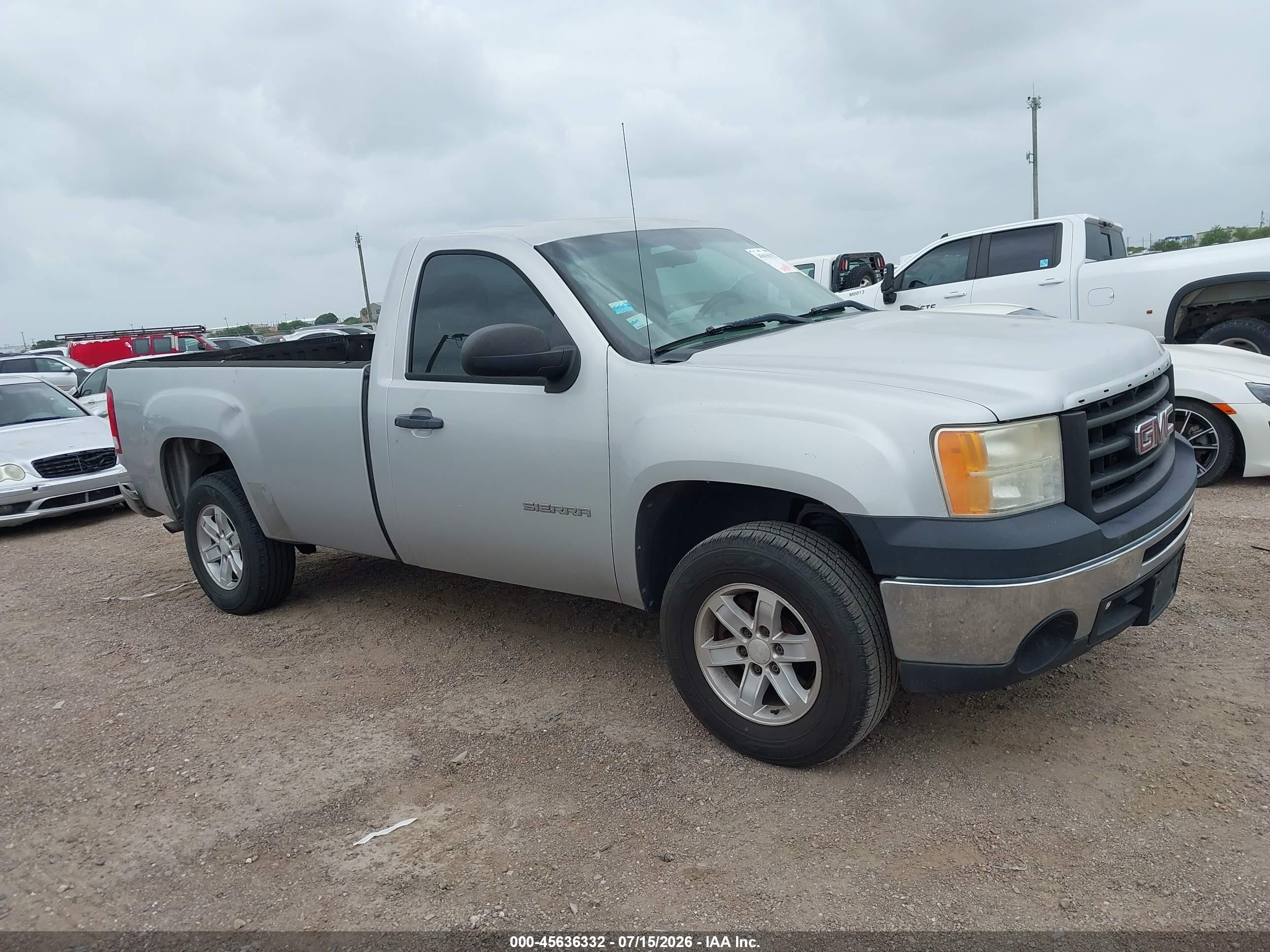 2011 Gmc Sierra 1500 Work Truck Silver vin: 1GTN1TEX4BZ342107