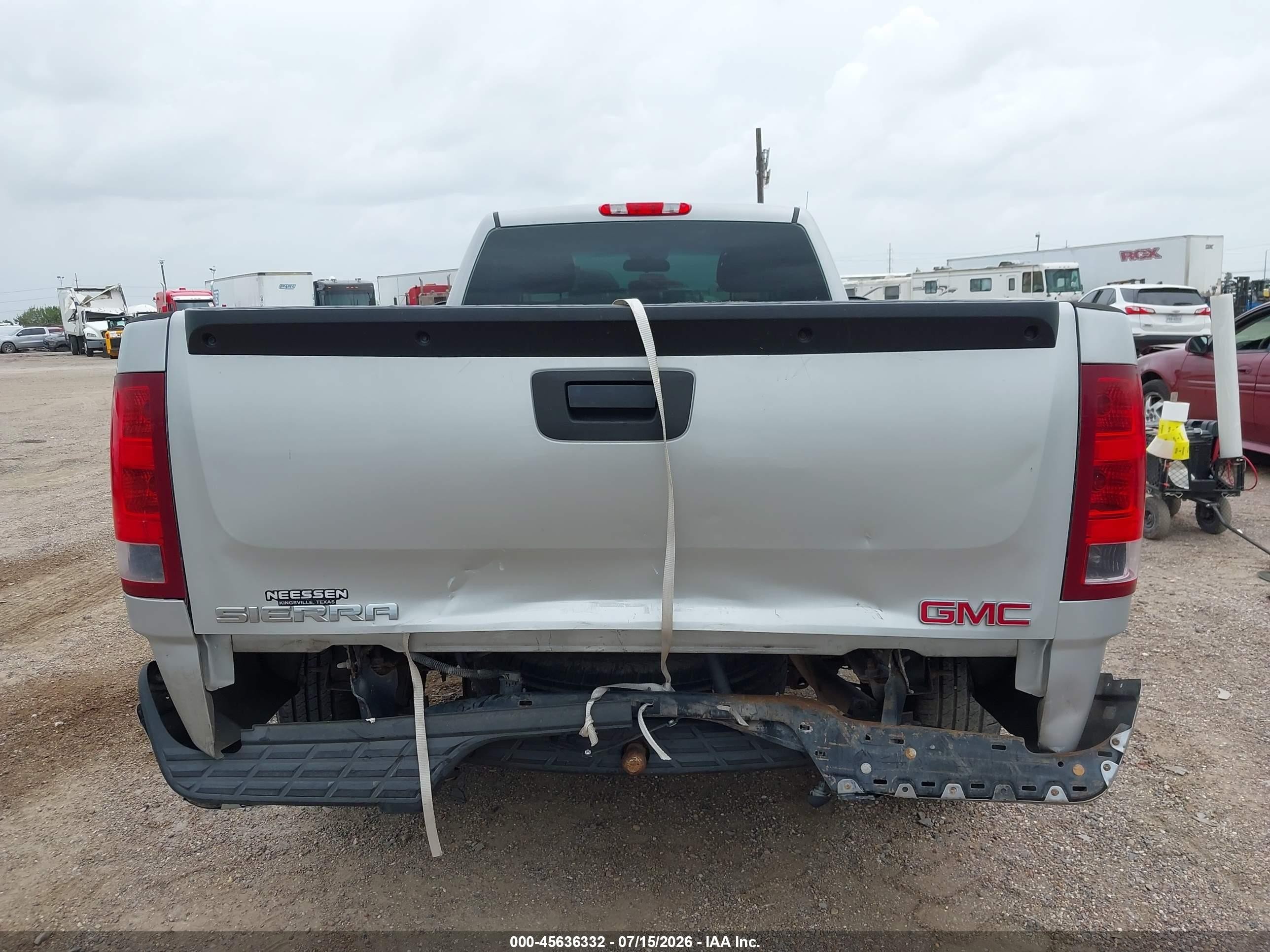2011 Gmc Sierra 1500 Work Truck Silver vin: 1GTN1TEX4BZ342107