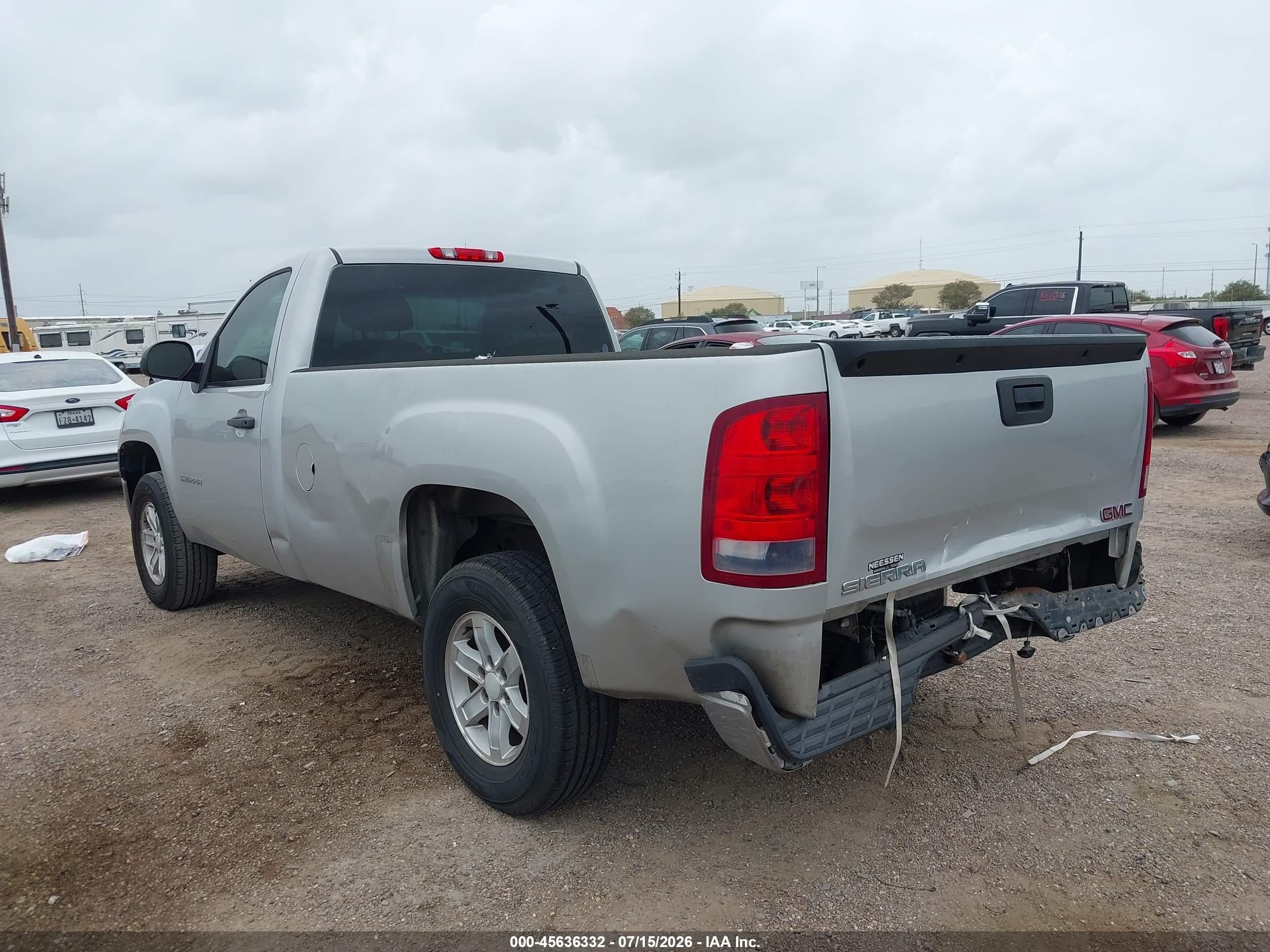 2011 Gmc Sierra 1500 Work Truck Silver vin: 1GTN1TEX4BZ342107