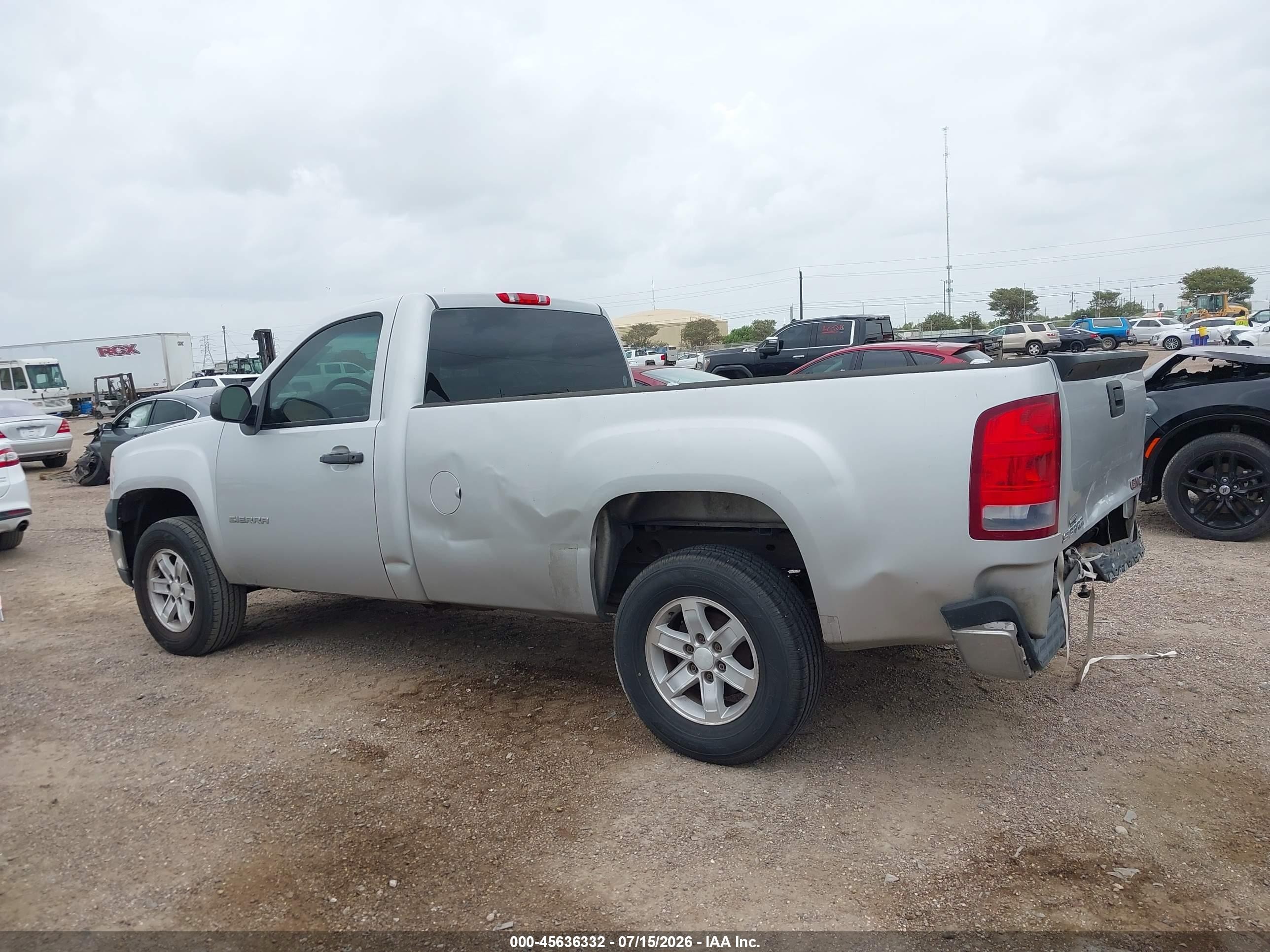 2011 Gmc Sierra 1500 Work Truck Silver vin: 1GTN1TEX4BZ342107