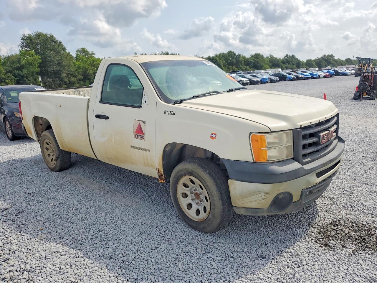 2011 Gmc Sierra C1500 White vin: 1GTN1TEX5BZ413265