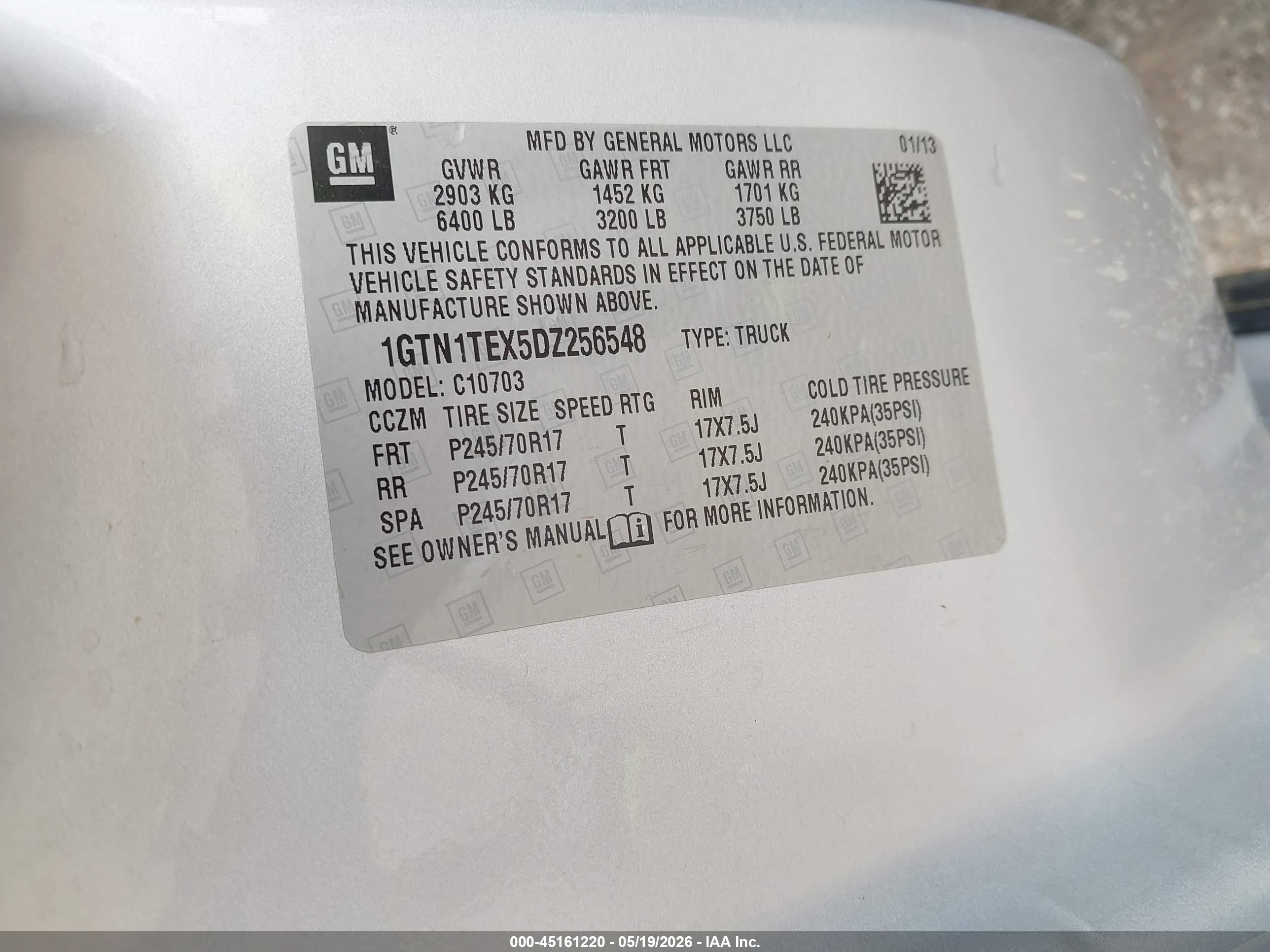 2013 Gmc Sierra 1500 Work Truck Серебряный vin: 1GTN1TEX5DZ256548
