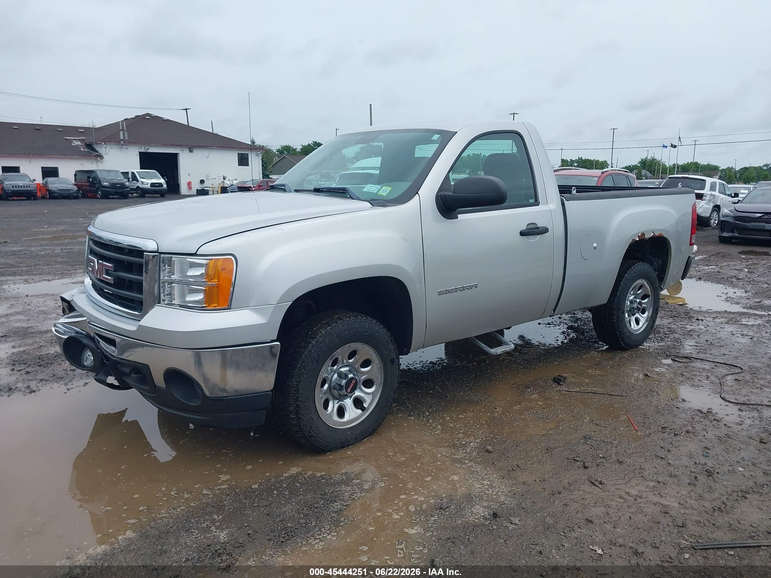 2011 Gmc Sierra 1500 Work Truck Silver vin: 1GTN1TEX6BZ185390
