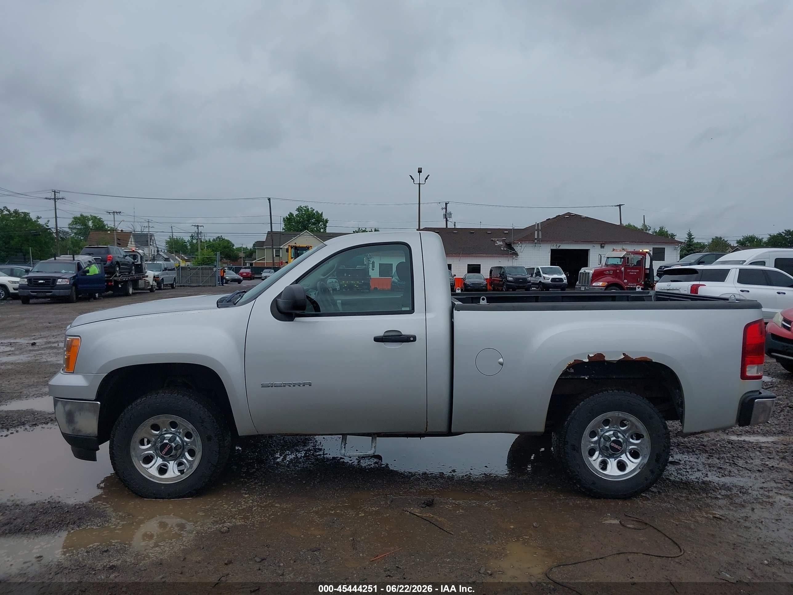2011 Gmc Sierra 1500 Work Truck Silver vin: 1GTN1TEX6BZ185390