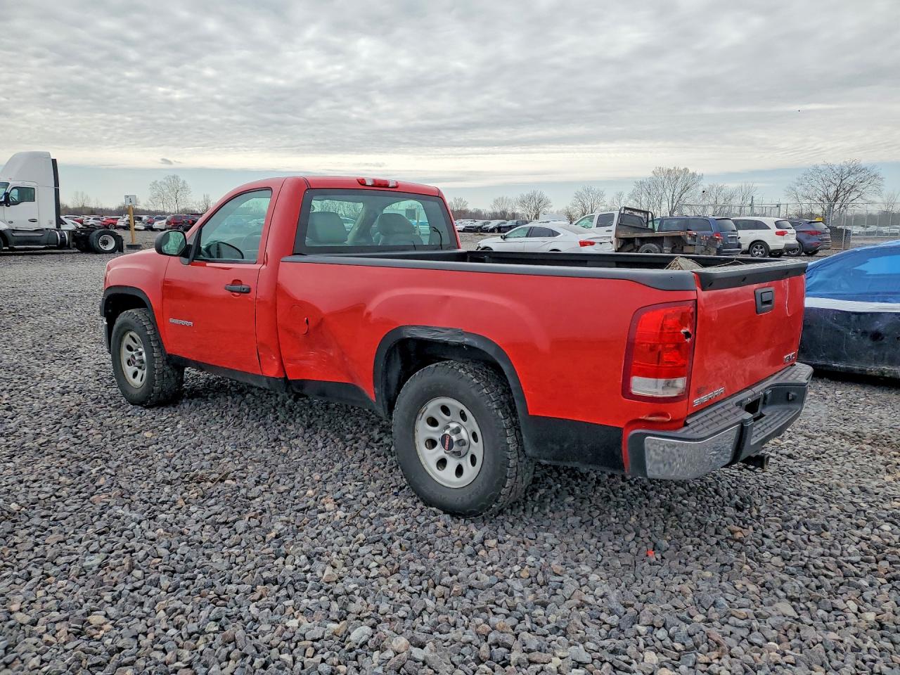 2013 Gmc Sierra C1500 Red vin: 1GTN1TEX8DZ144438