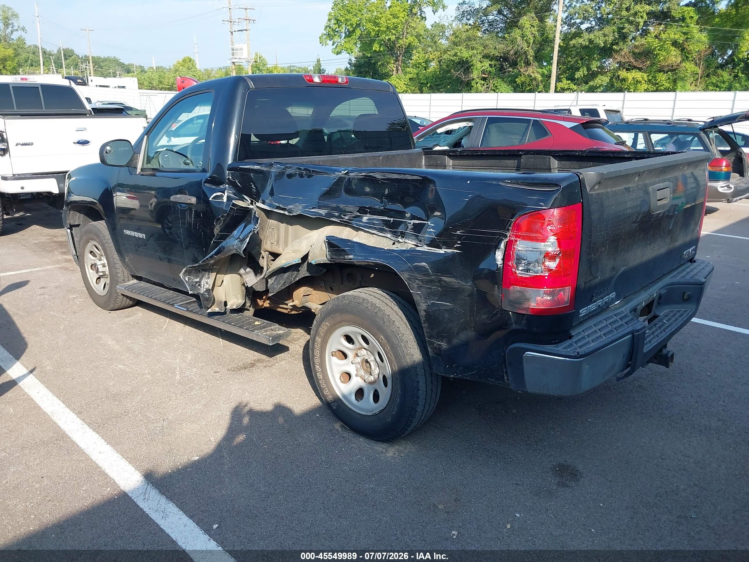 2013 Gmc Sierra 1500 Work Truck Black vin: 1GTN1TEX9DZ214304